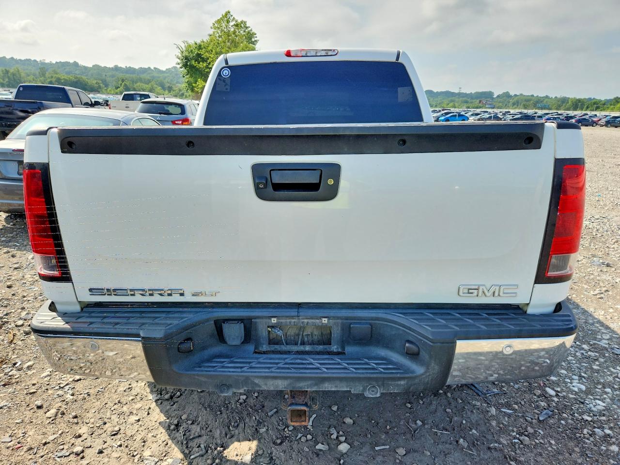2013 Gmc Sierra K1500 Slt Белый vin: 3GTP2WE72DG377450