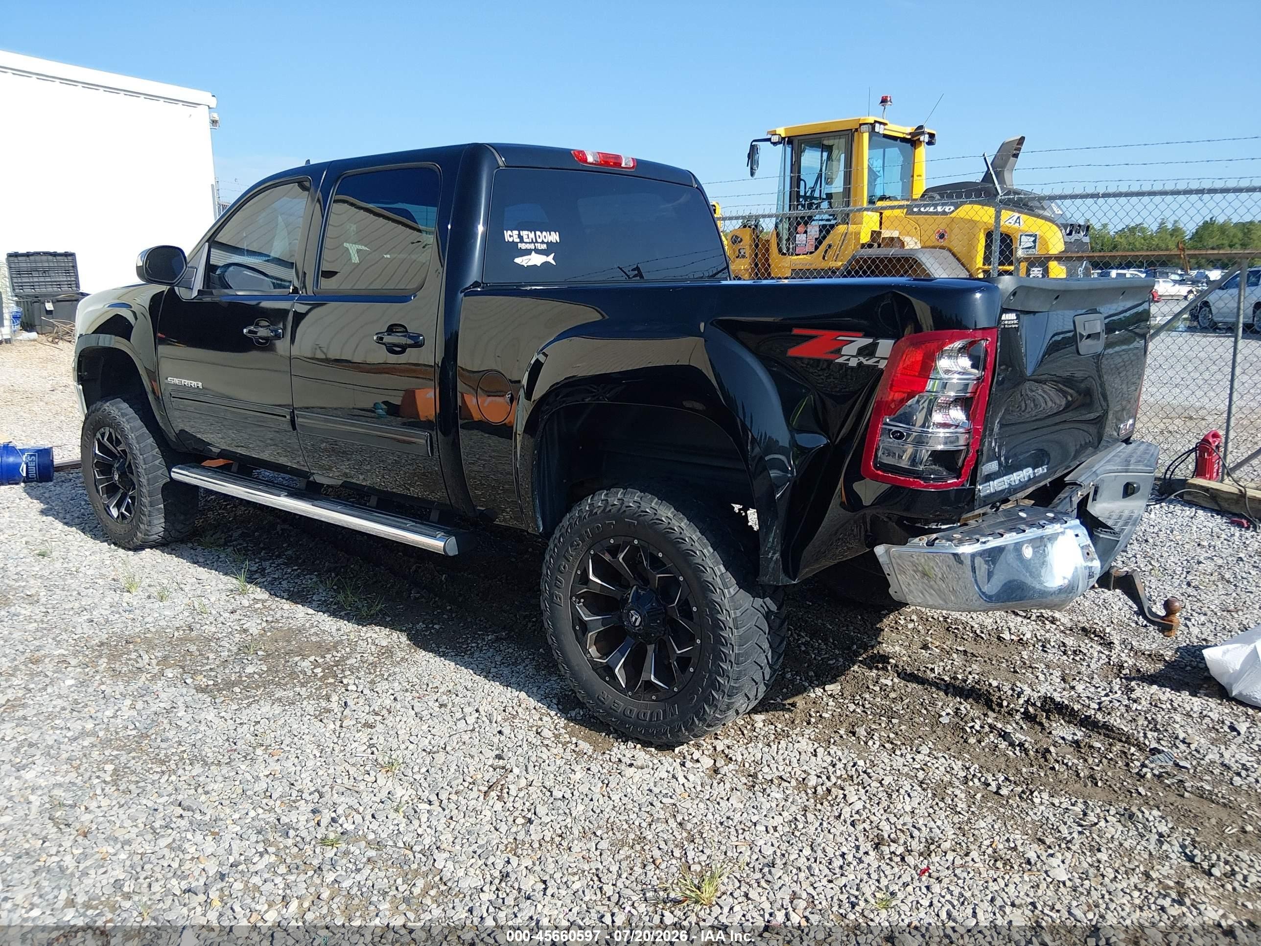 2012 Gmc Sierra 1500 Slt Black vin: 3GTP2WE73CG119503