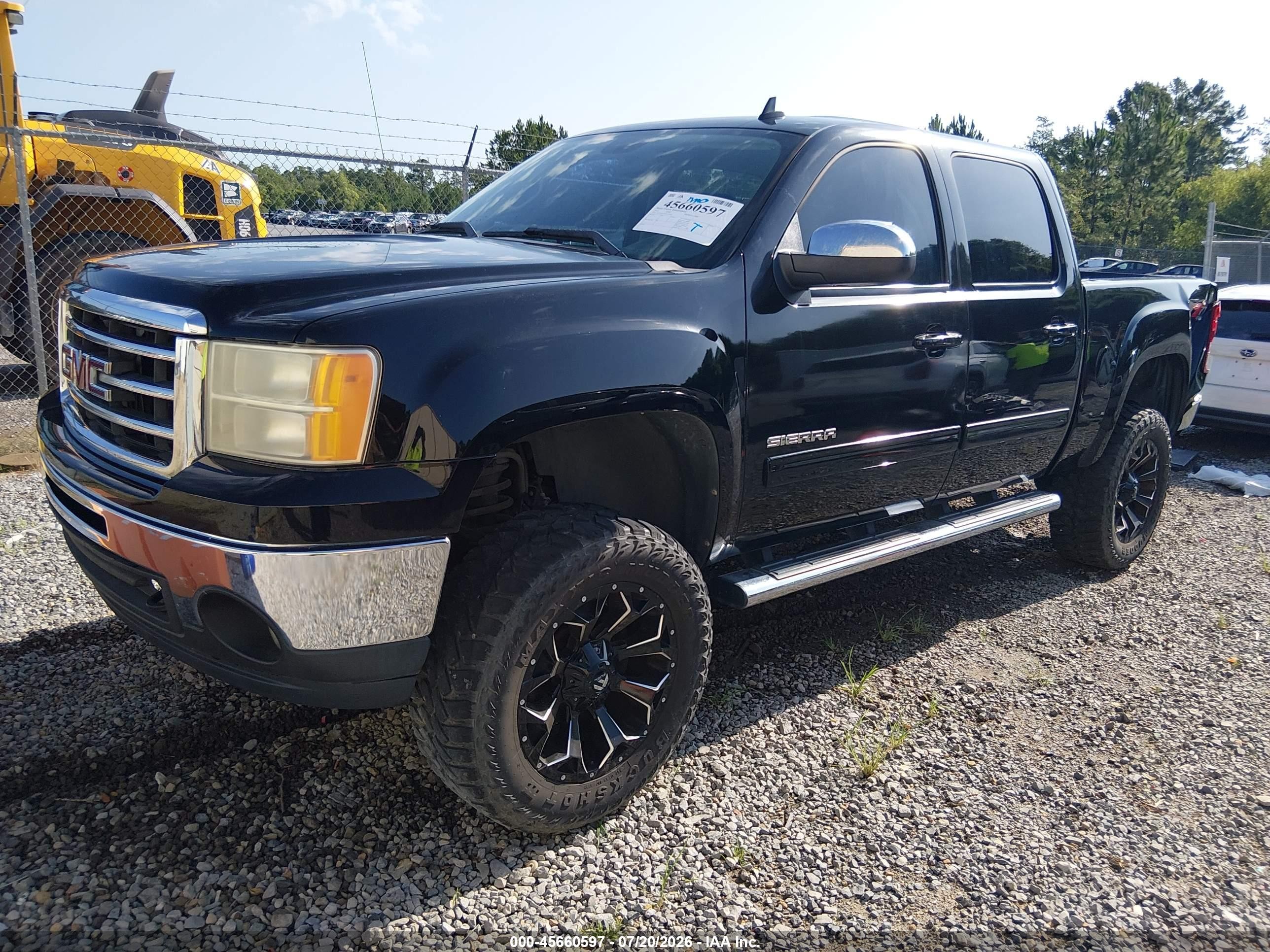 2012 Gmc Sierra 1500 Slt Black vin: 3GTP2WE73CG119503