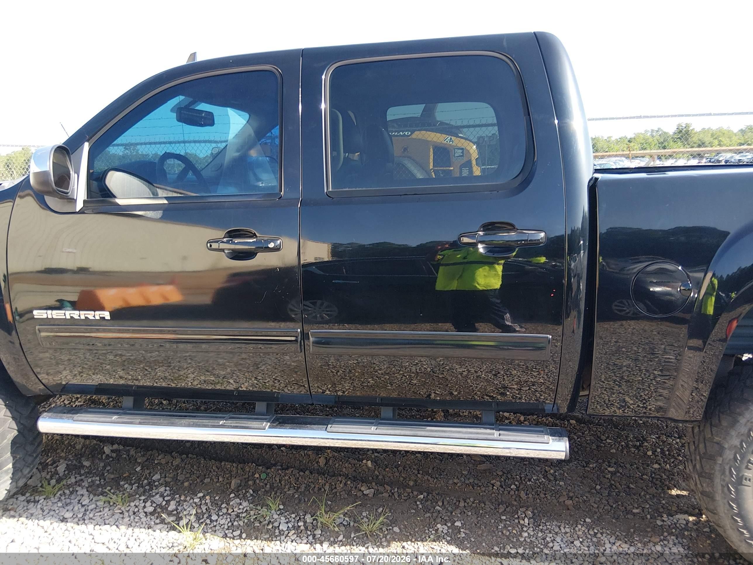 2012 Gmc Sierra 1500 Slt Black vin: 3GTP2WE73CG119503