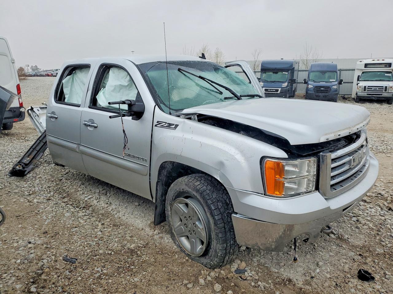 2012 Gmc Sierra K1500 Slt Silver vin: 3GTP2WE73CG280479