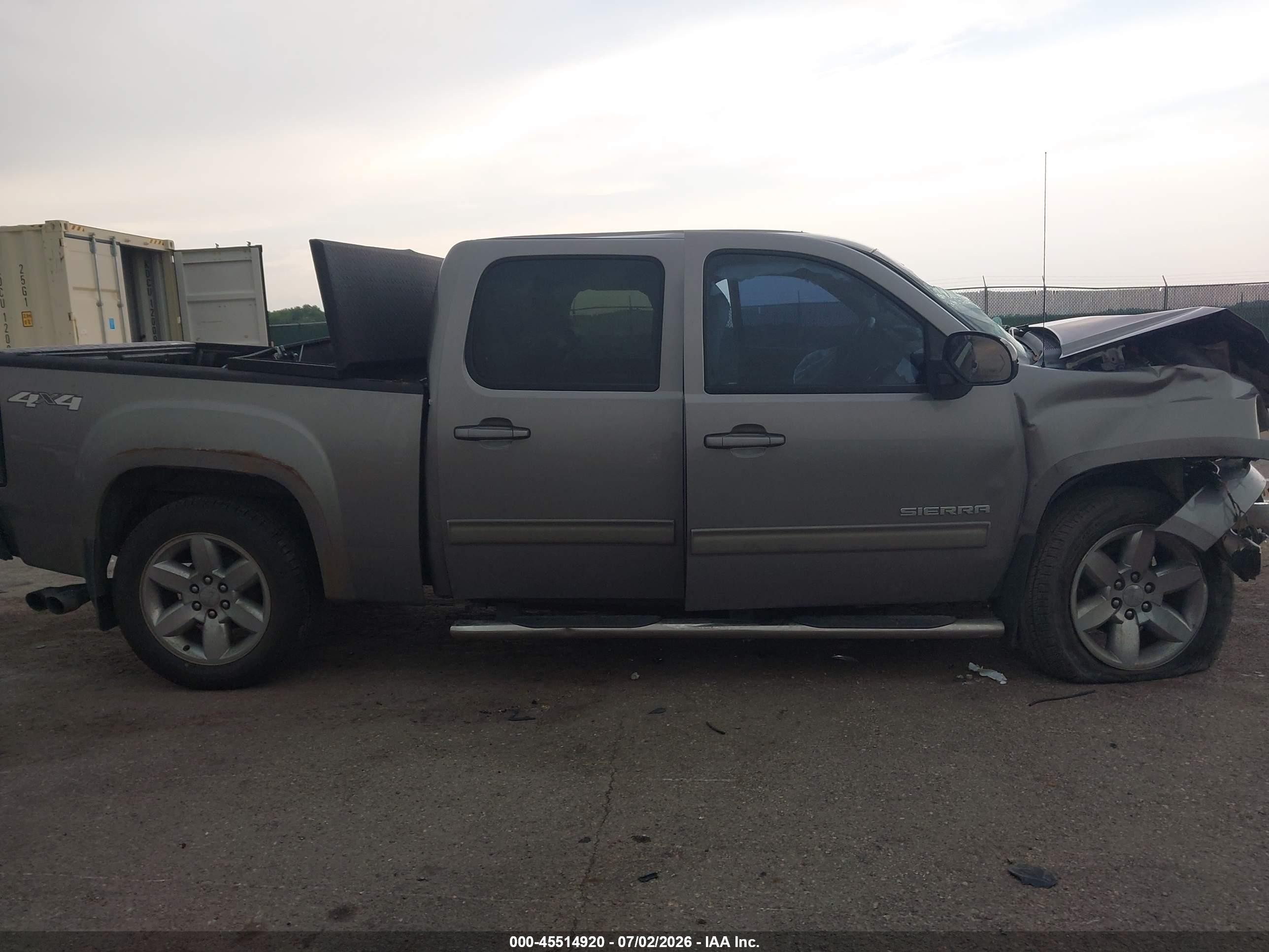 2013 Gmc Sierra 1500 Slt Gray vin: 3GTP2WE73DG134097