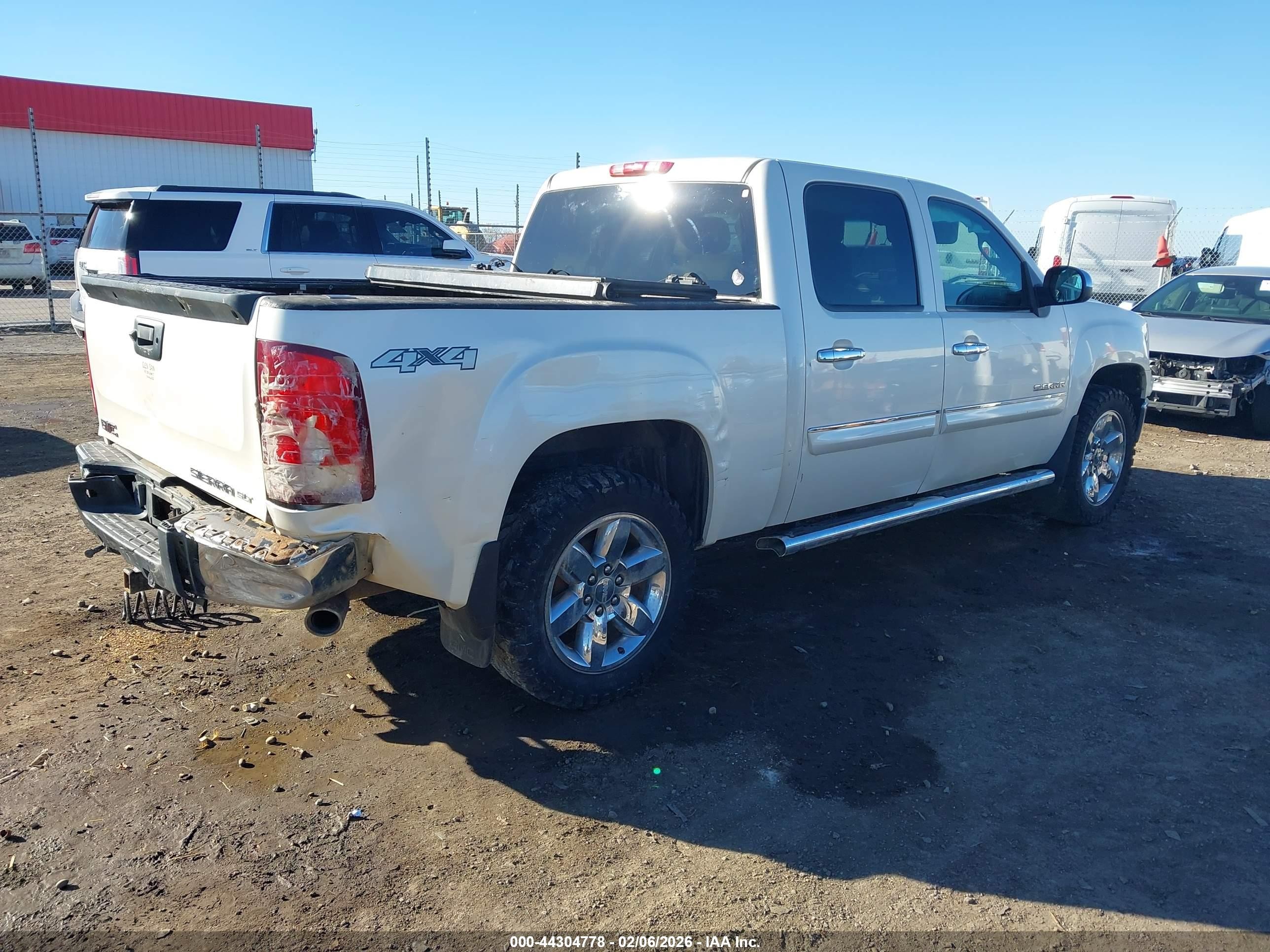 2013 Gmc Sierra 1500 Slt Белый vin: 3GTP2WE74DG346846