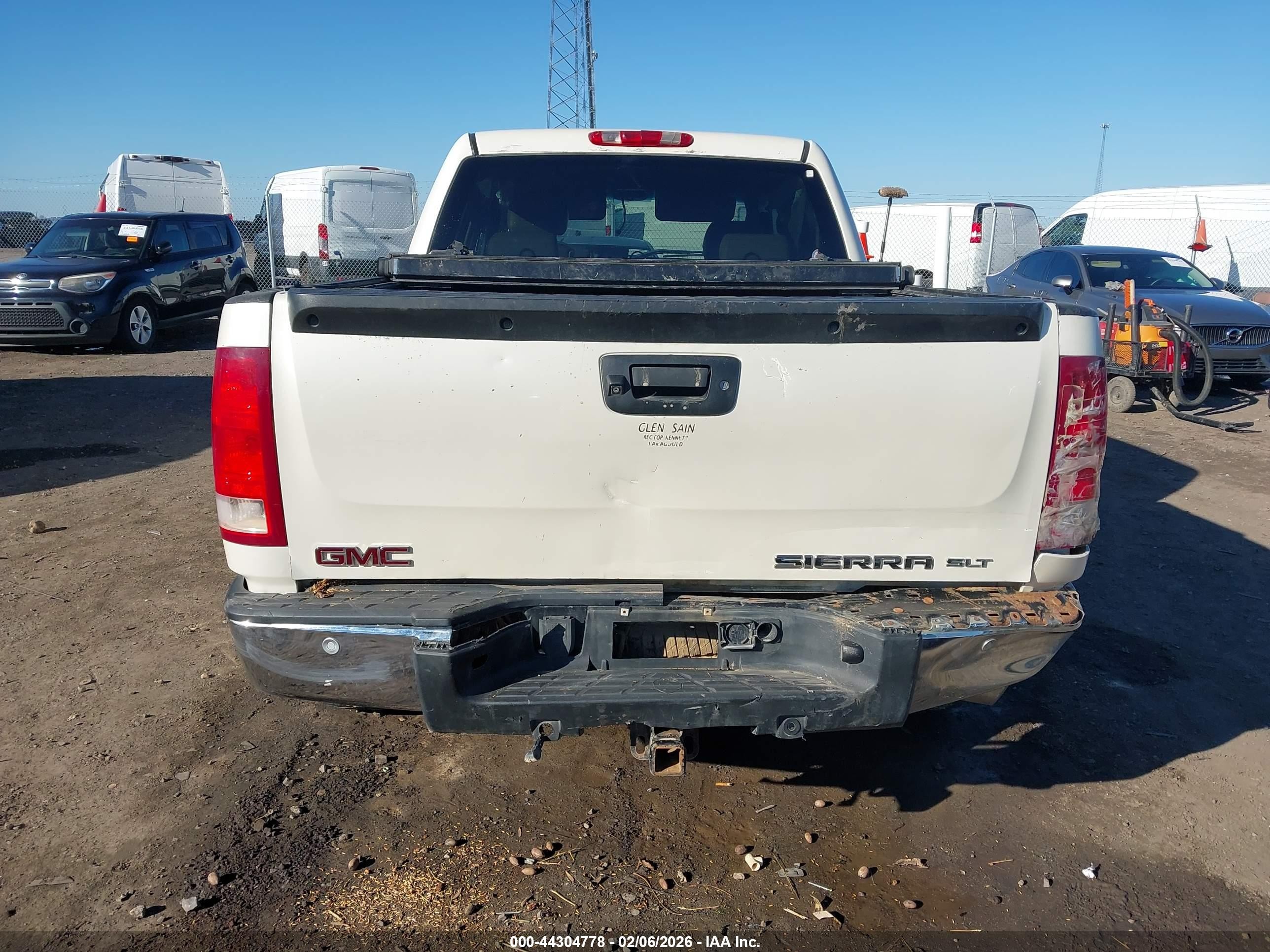 2013 Gmc Sierra 1500 Slt Белый vin: 3GTP2WE74DG346846