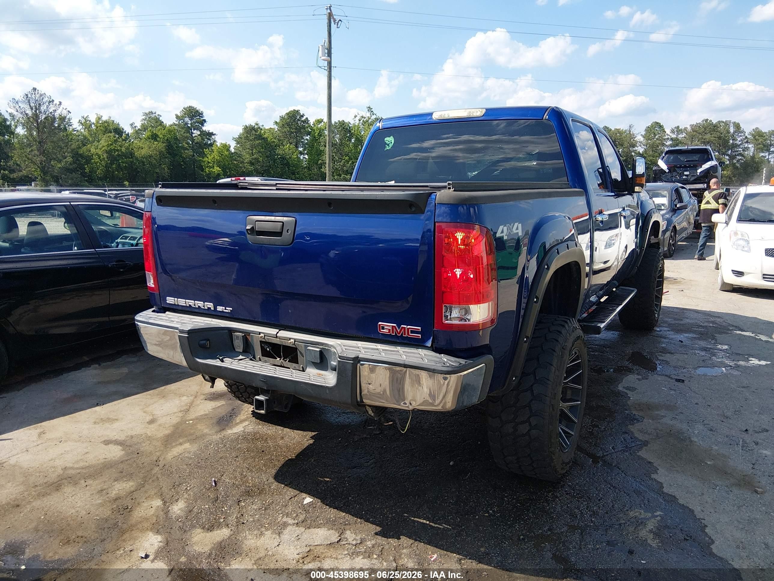 2013 Gmc Sierra 1500 Slt Blue vin: 3GTP2WE75DG164086