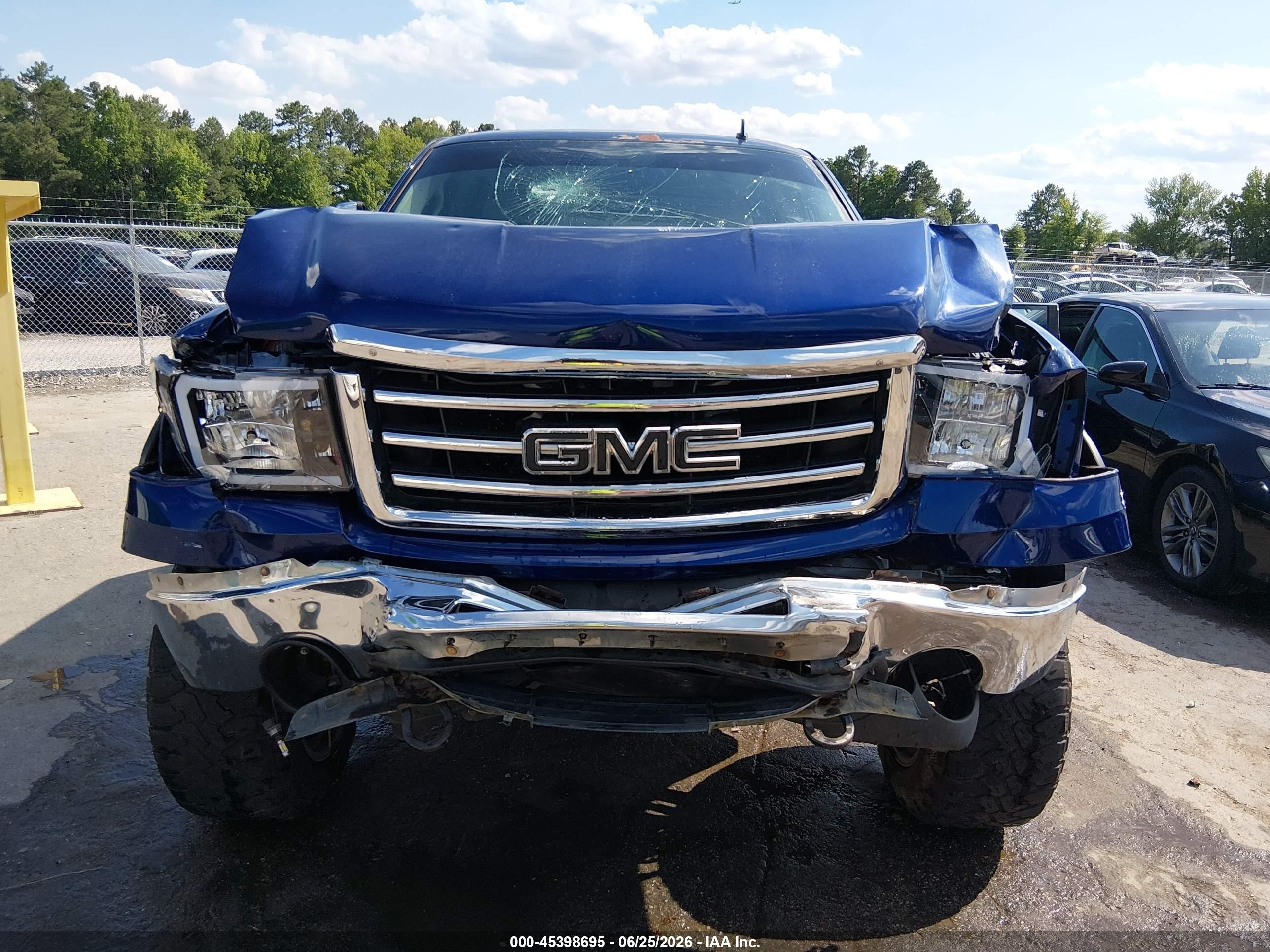 2013 Gmc Sierra 1500 Slt Blue vin: 3GTP2WE75DG164086
