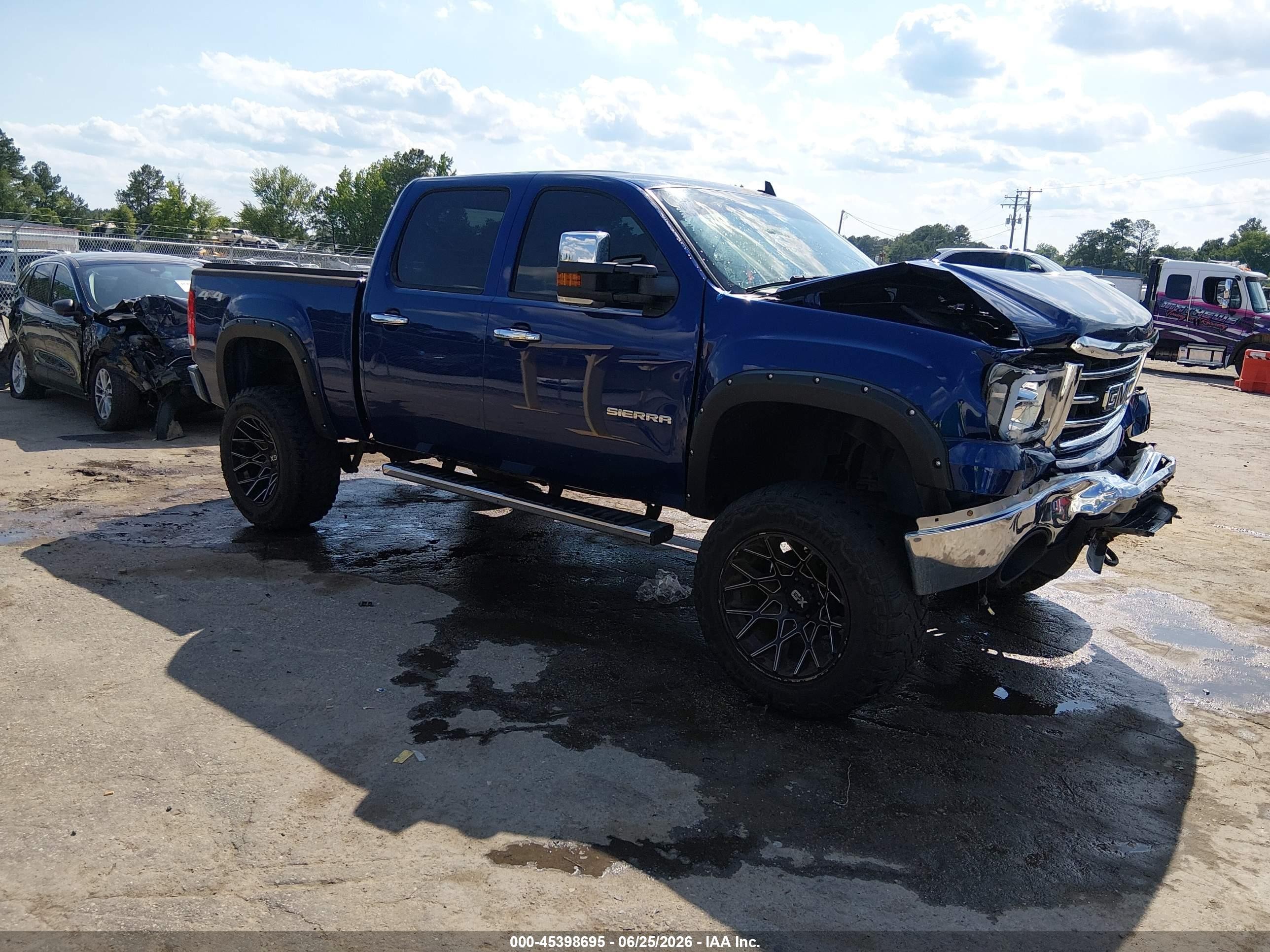 2013 Gmc Sierra 1500 Slt Blue vin: 3GTP2WE75DG164086