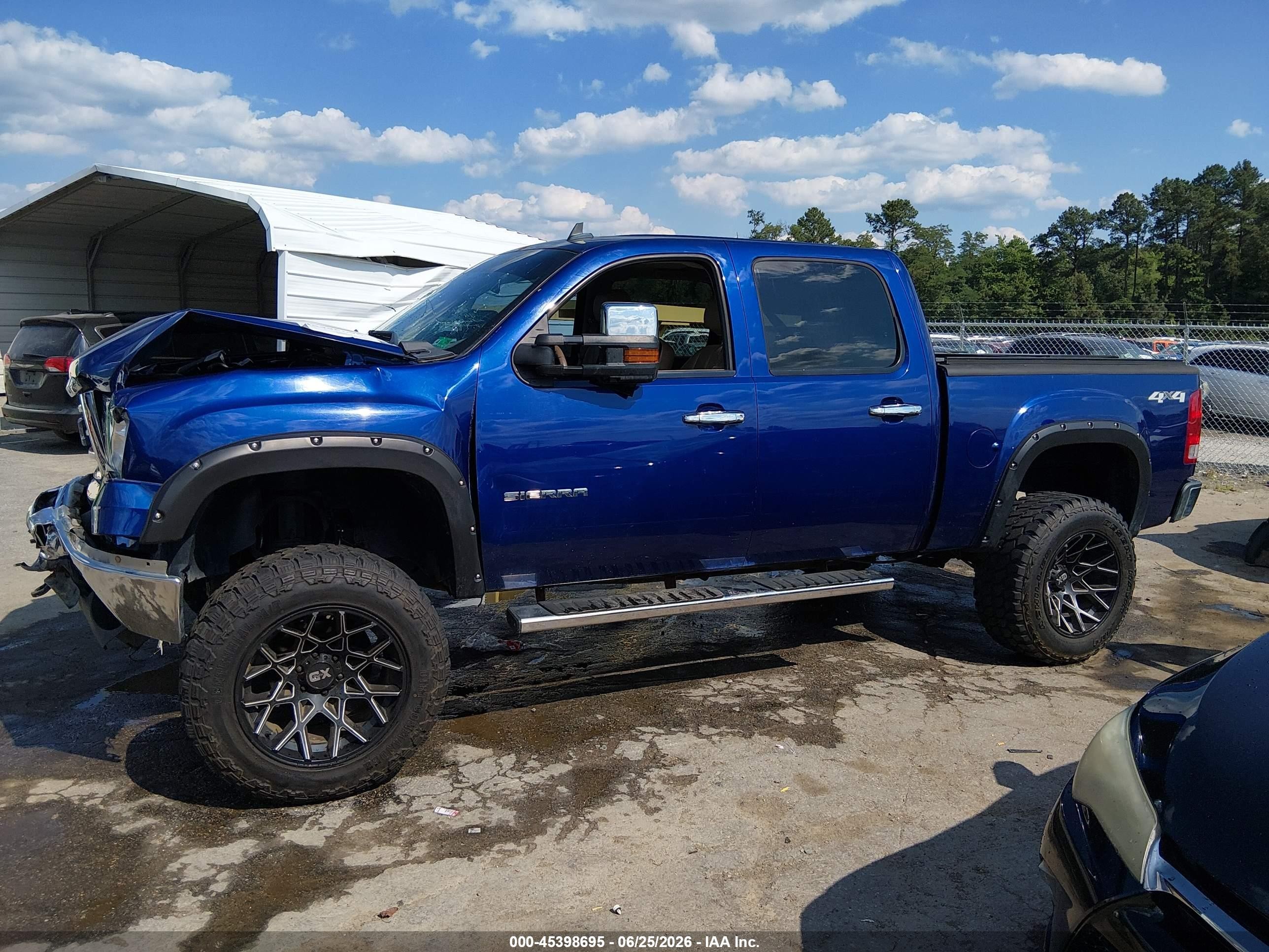 2013 Gmc Sierra 1500 Slt Blue vin: 3GTP2WE75DG164086