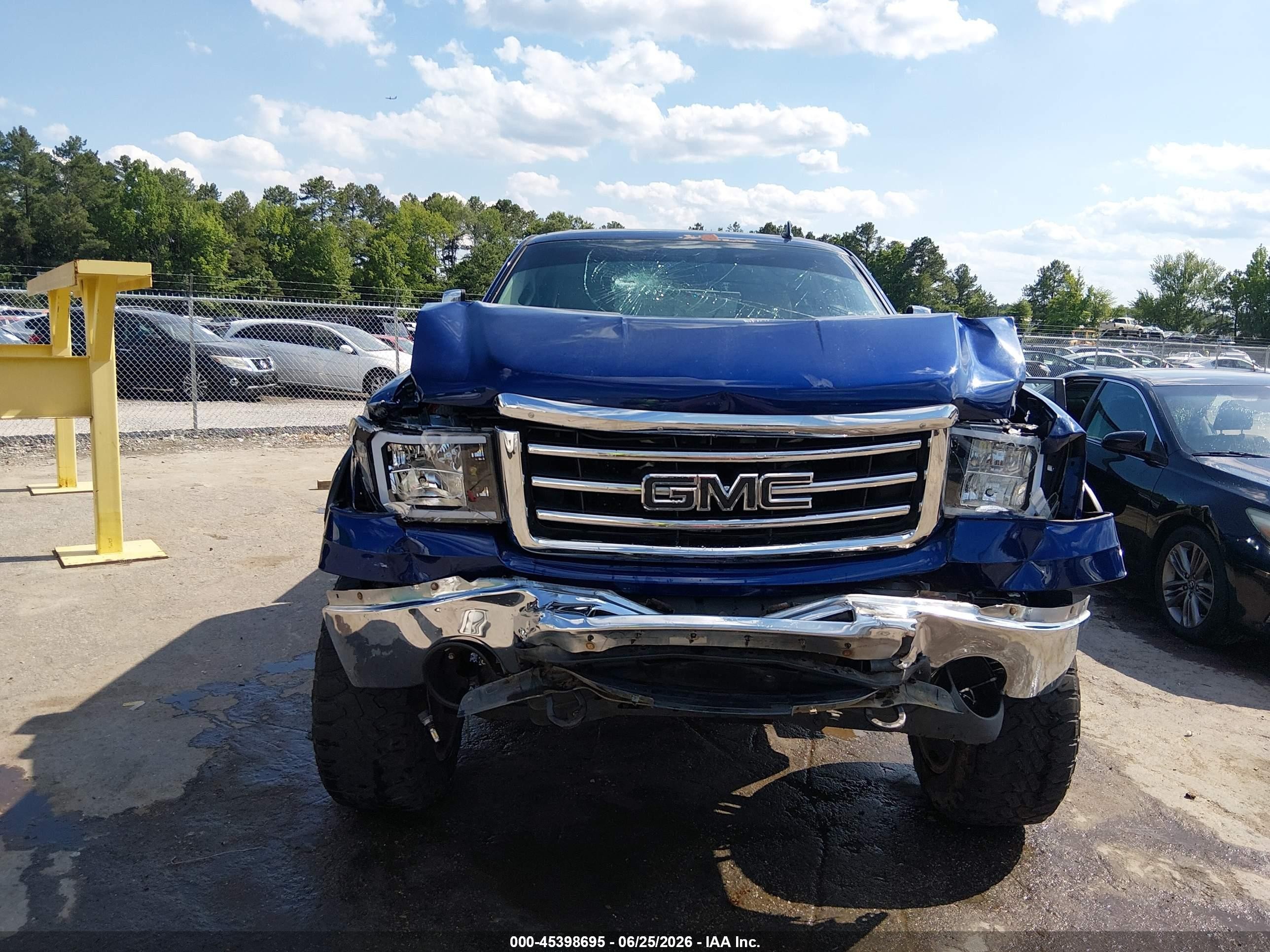 2013 Gmc Sierra 1500 Slt Blue vin: 3GTP2WE75DG164086