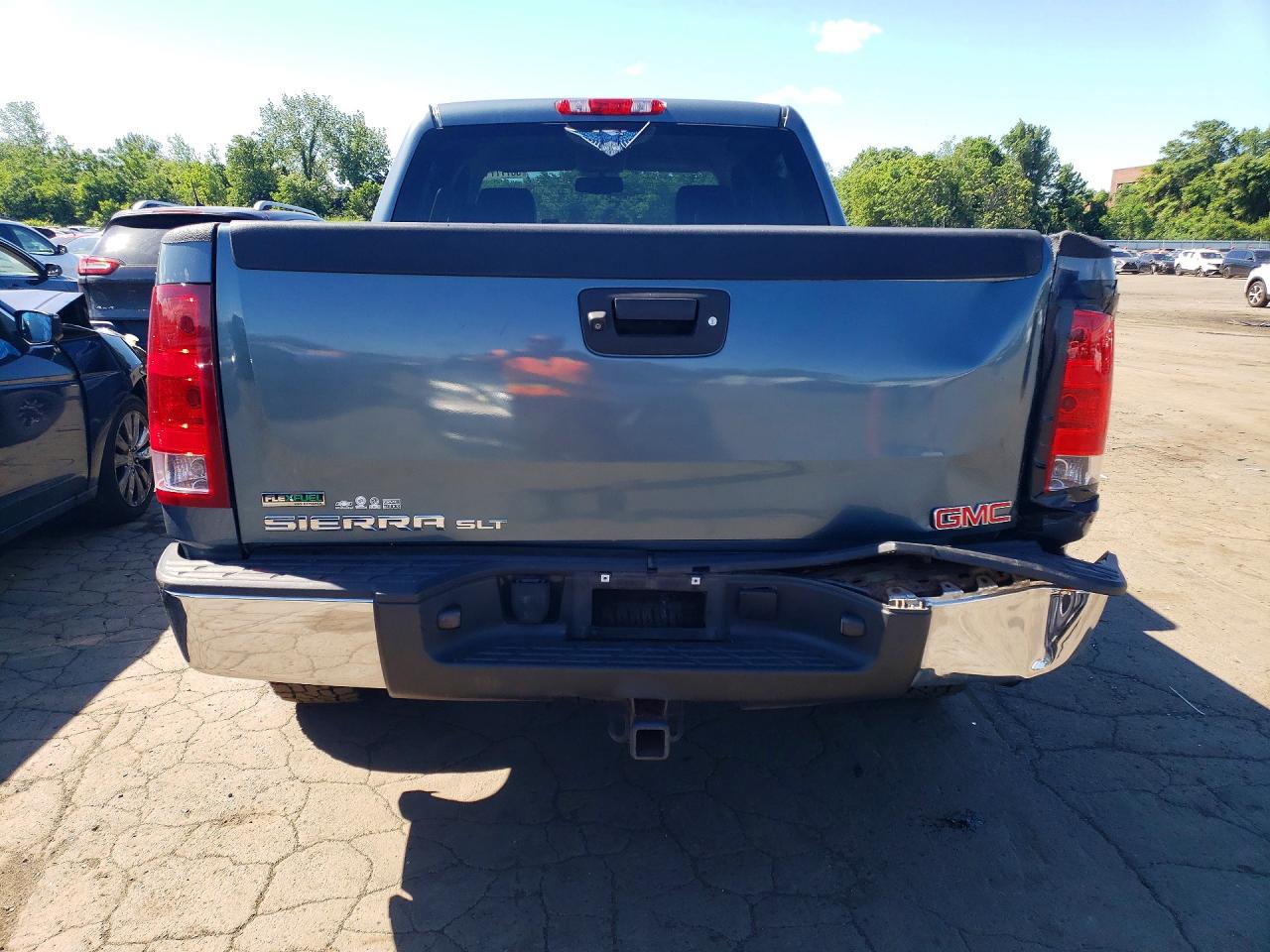 2012 Gmc Sierra K1500 Slt Blue vin: 3GTP2WE76CG121441