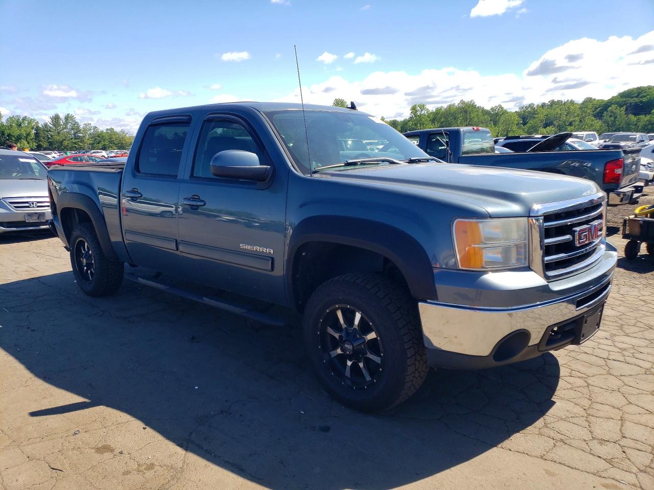 2012 Gmc Sierra K1500 Slt Blue vin: 3GTP2WE76CG121441