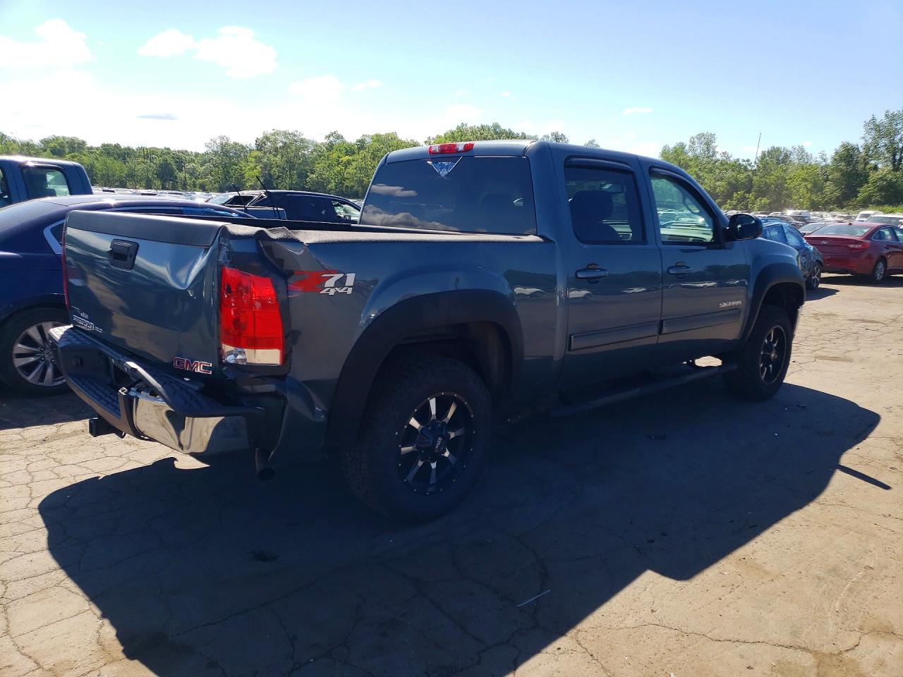 2012 Gmc Sierra K1500 Slt Blue vin: 3GTP2WE76CG121441