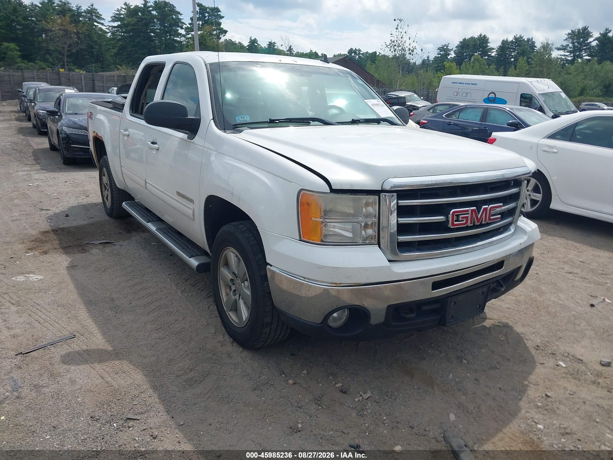 2012 Gmc Sierra 1500 Slt White vin: 3GTP2WE76CG135761