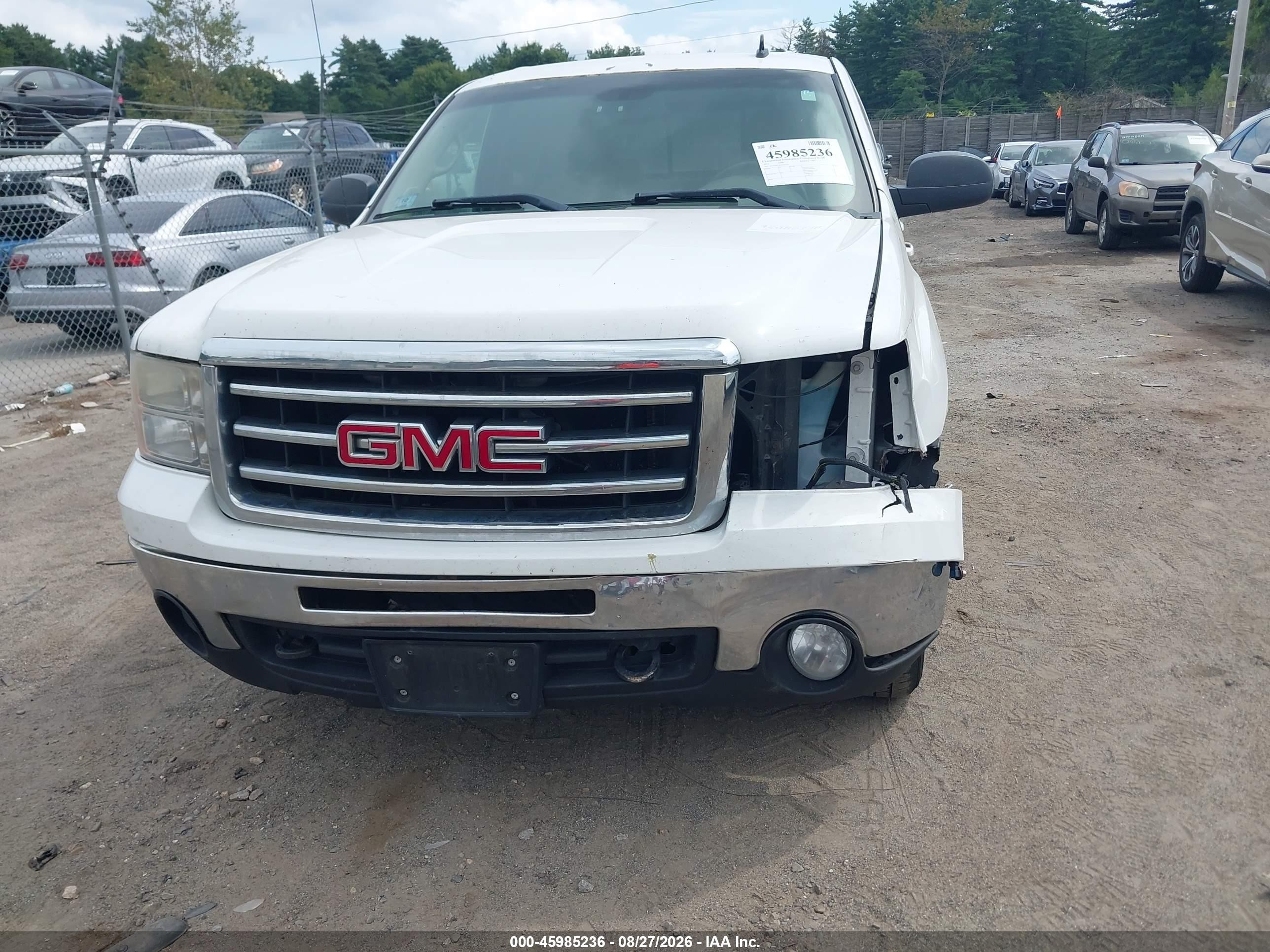 2012 Gmc Sierra 1500 Slt White vin: 3GTP2WE76CG135761