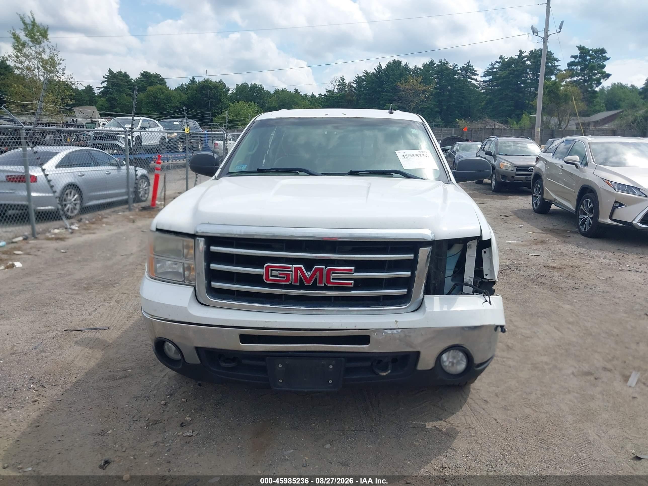 2012 Gmc Sierra 1500 Slt White vin: 3GTP2WE76CG135761