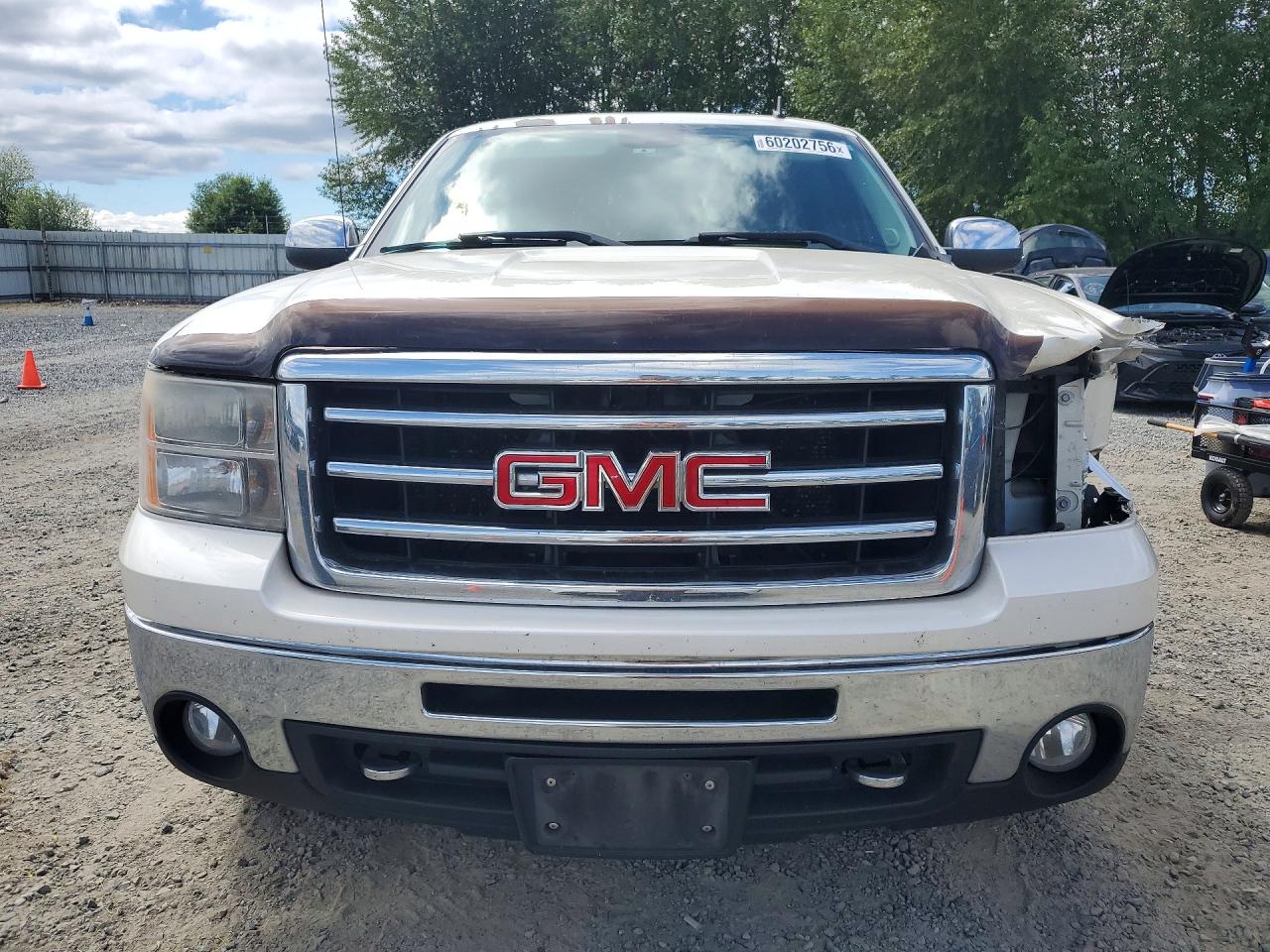 2013 Gmc Sierra K1500 Slt White vin: 3GTP2WE76DG264214