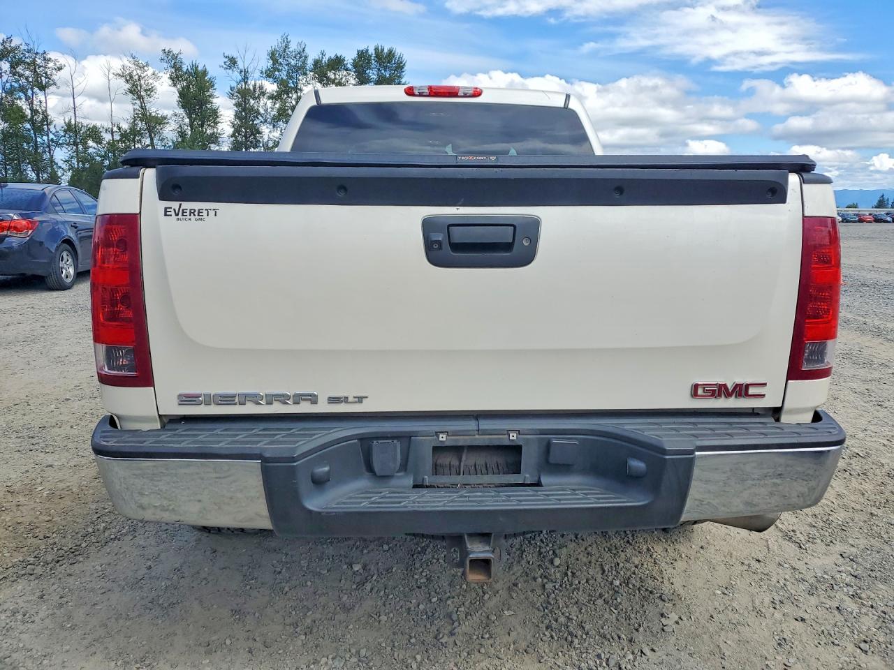 2013 Gmc Sierra K1500 Slt White vin: 3GTP2WE76DG264214
