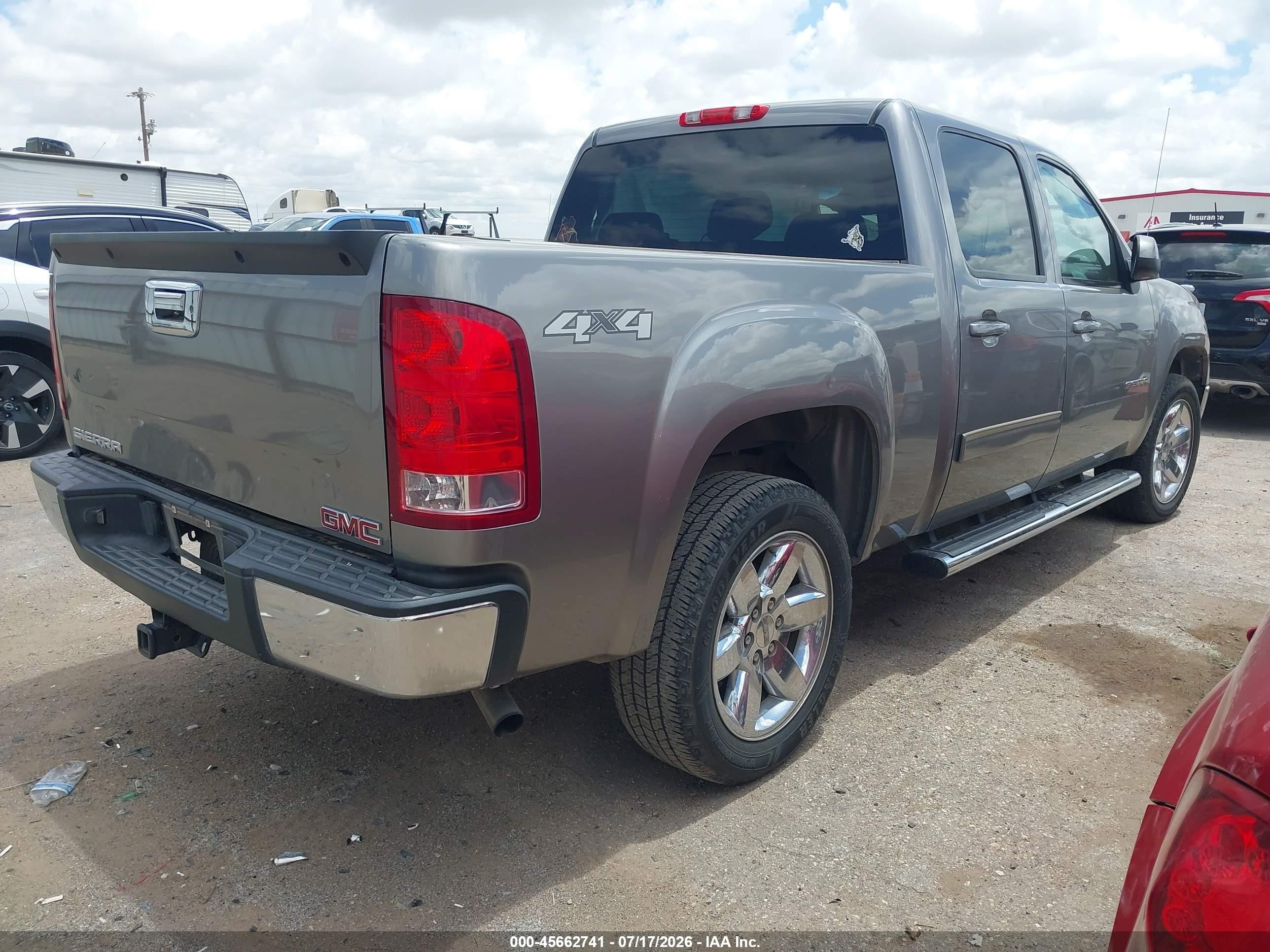 2013 Gmc Sierra 1500 Slt Серый vin: 3GTP2WE76DG334777