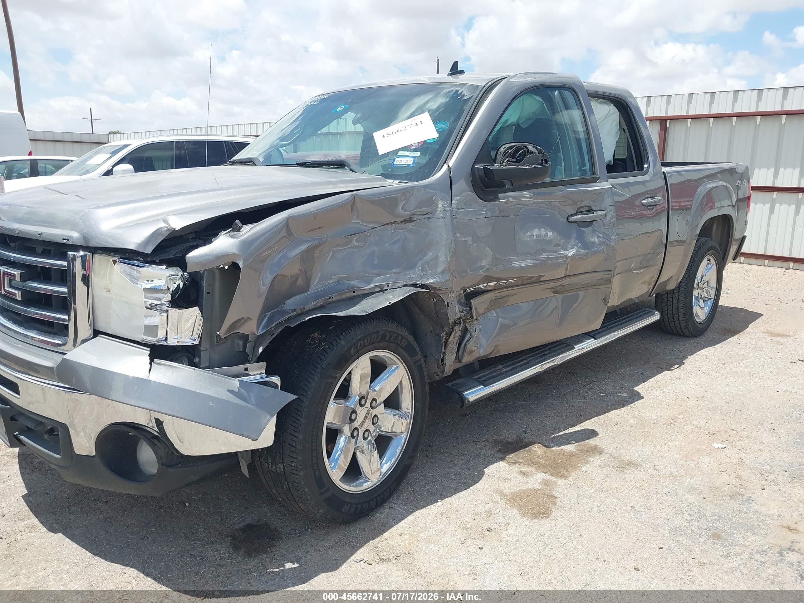 2013 Gmc Sierra 1500 Slt Серый vin: 3GTP2WE76DG334777