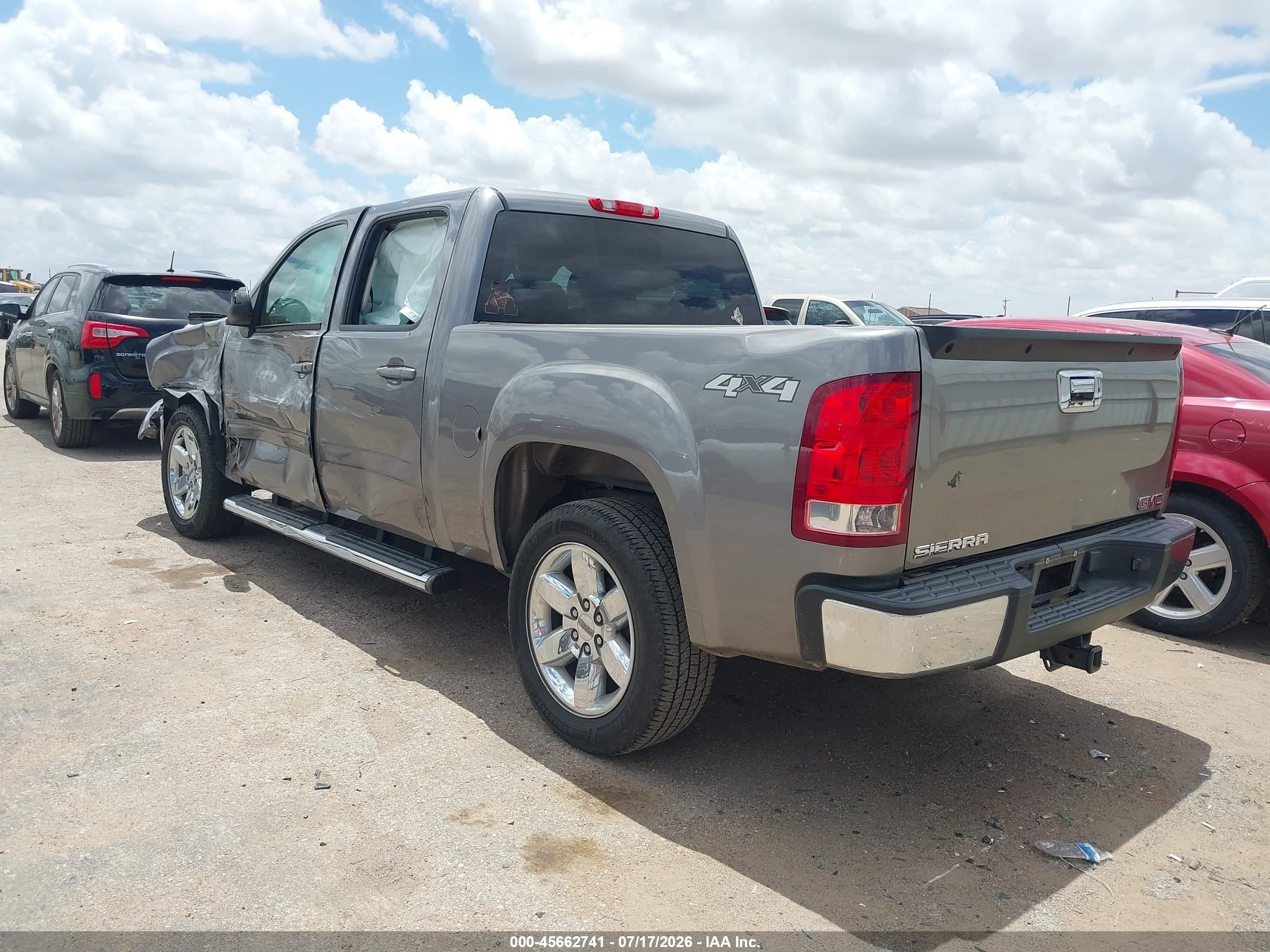 2013 Gmc Sierra 1500 Slt Серый vin: 3GTP2WE76DG334777
