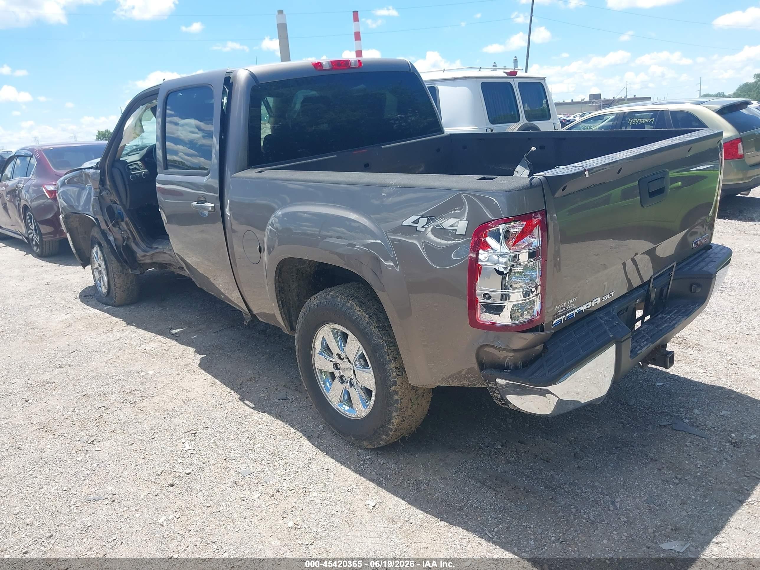 2012 Gmc Sierra 1500 Slt Gray vin: 3GTP2WE77CG258100