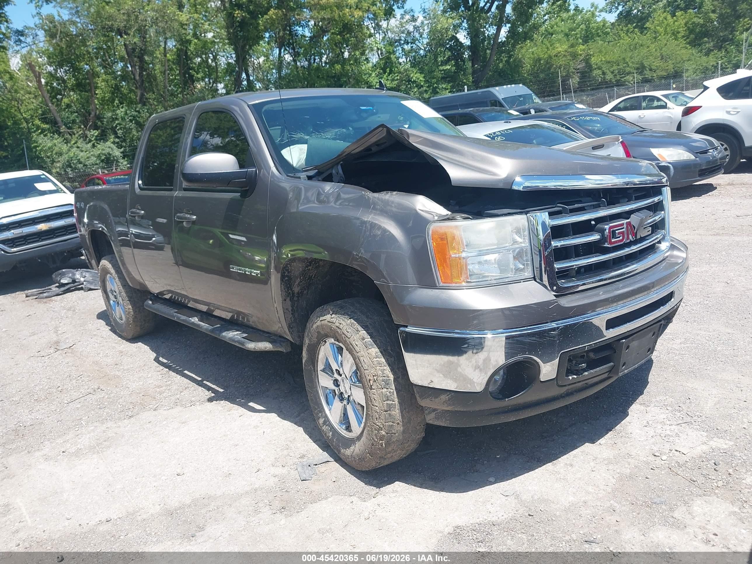 2012 Gmc Sierra 1500 Slt Gray vin: 3GTP2WE77CG258100