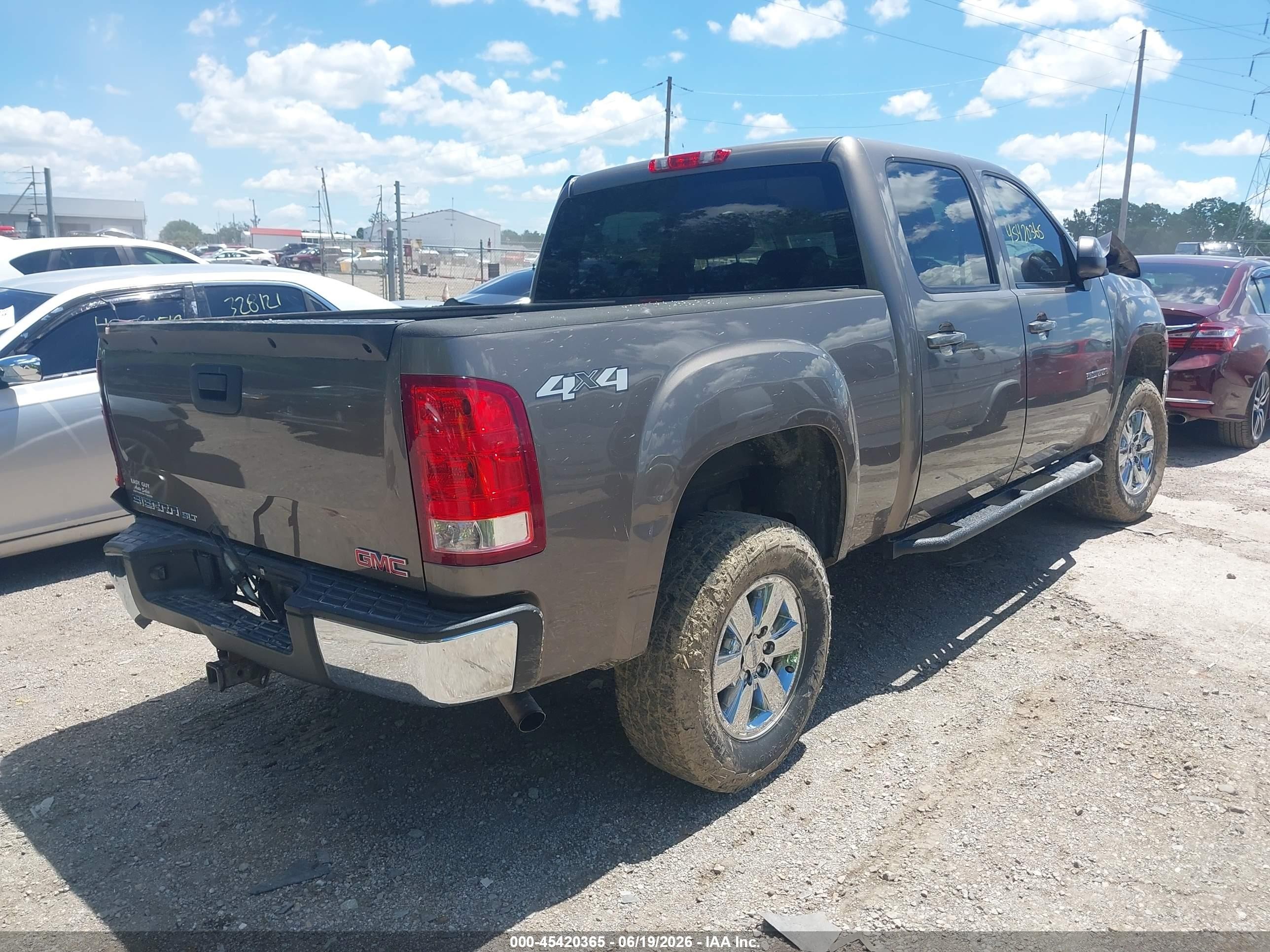 2012 Gmc Sierra 1500 Slt Gray vin: 3GTP2WE77CG258100