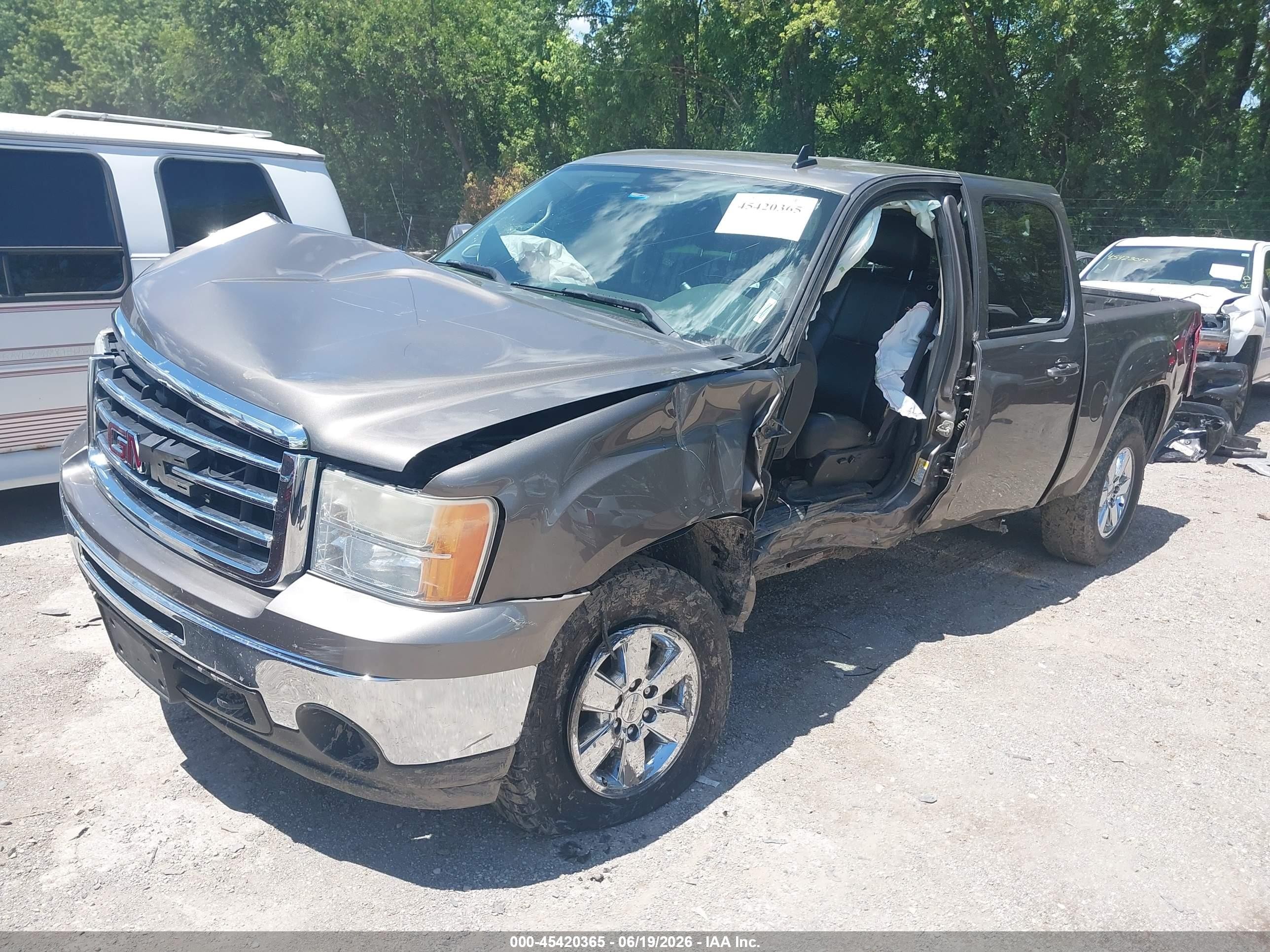2012 Gmc Sierra 1500 Slt Gray vin: 3GTP2WE77CG258100