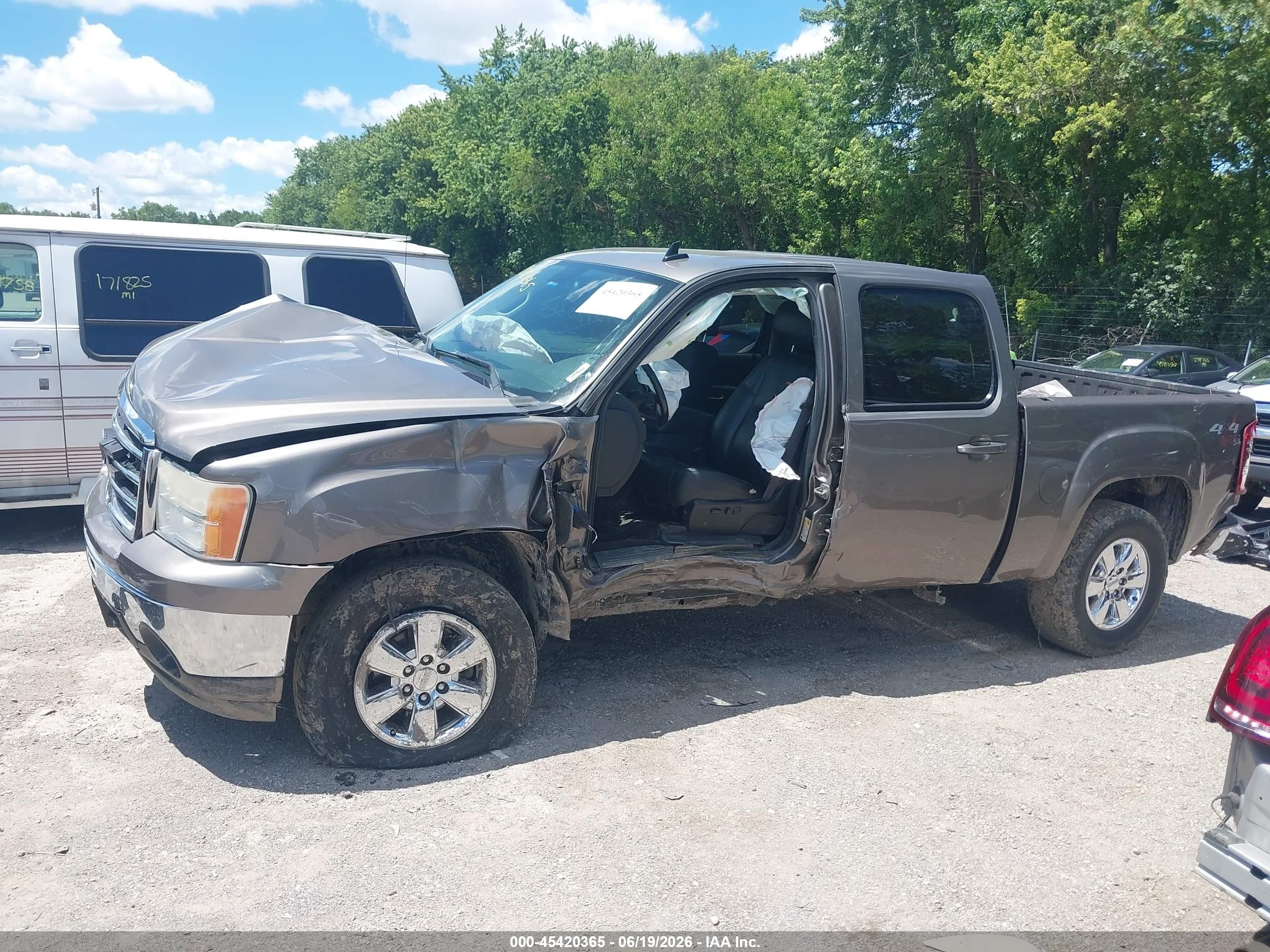 2012 Gmc Sierra 1500 Slt Gray vin: 3GTP2WE77CG258100