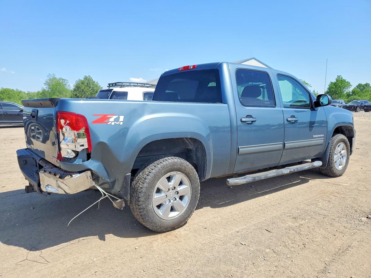 2012 Gmc Sierra K1500 Slt Бирюзовый vin: 3GTP2WE77CG304783
