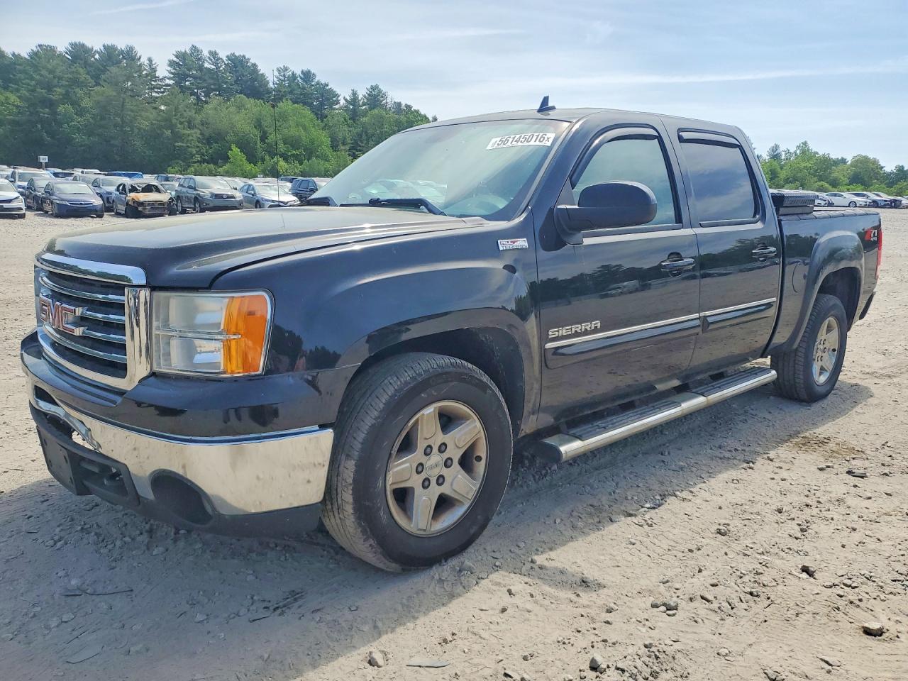 2013 Gmc Sierra K1500 Slt Black vin: 3GTP2WE77DG130702