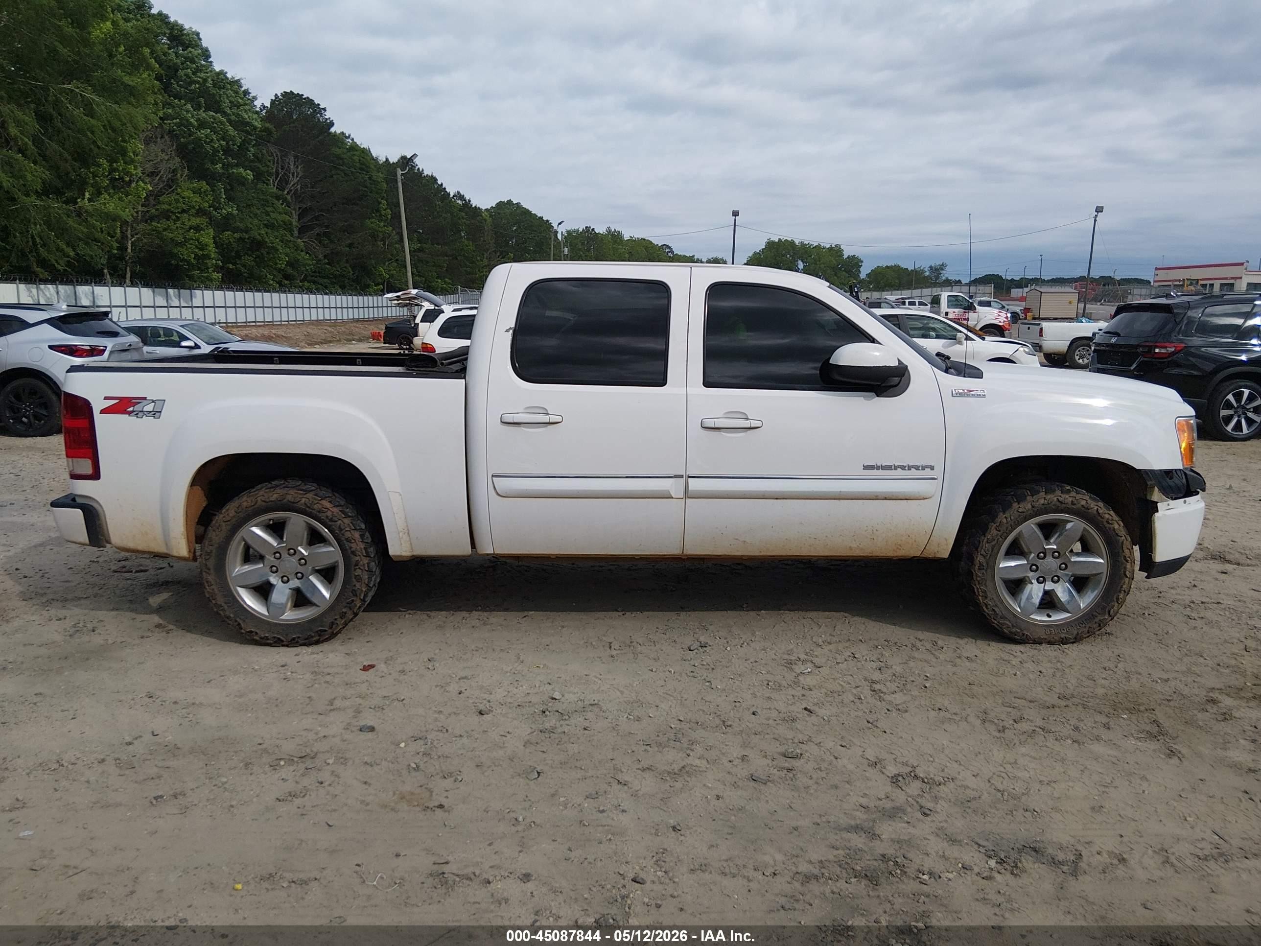 2012 Gmc Sierra 1500 Slt Белый vin: 3GTP2WE78CG168437