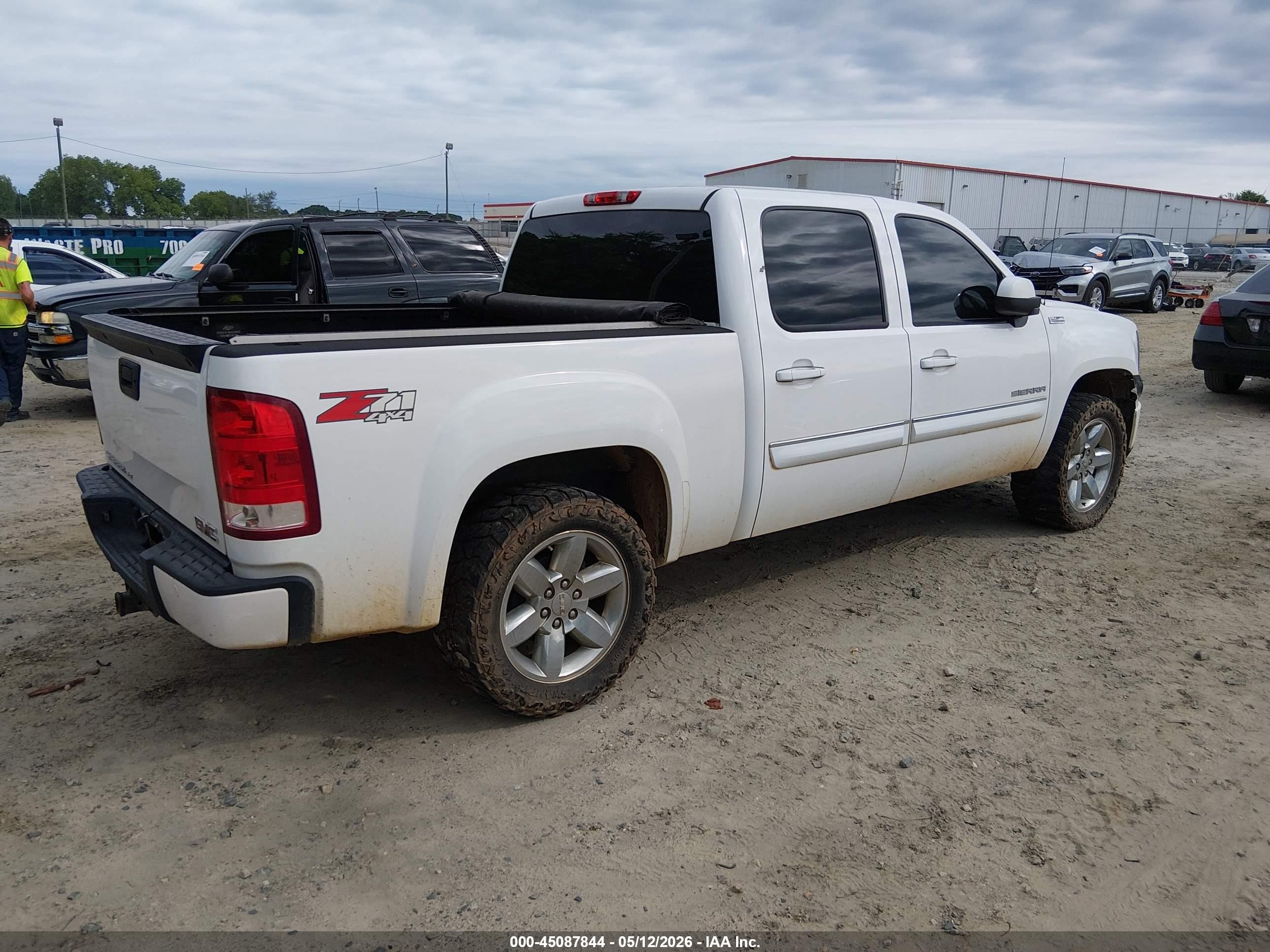 2012 Gmc Sierra 1500 Slt Белый vin: 3GTP2WE78CG168437