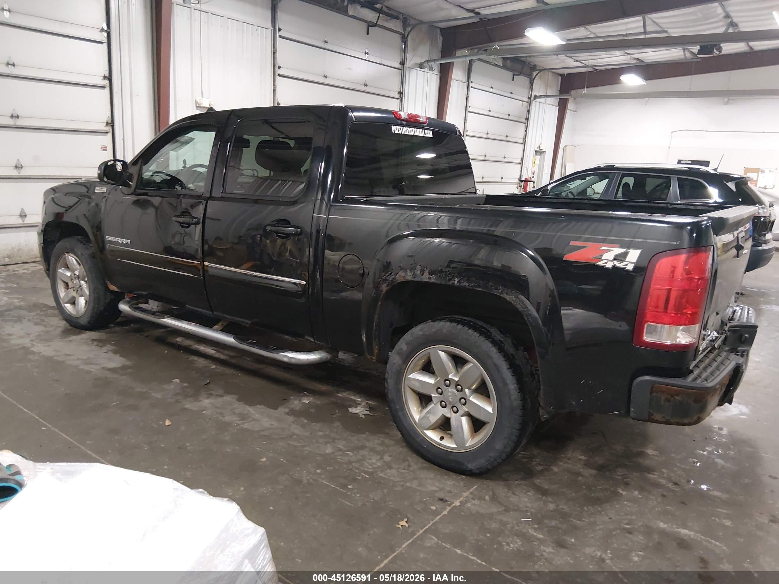 2012 Gmc Sierra 1500 Slt Черный vin: 3GTP2WE78CG251589