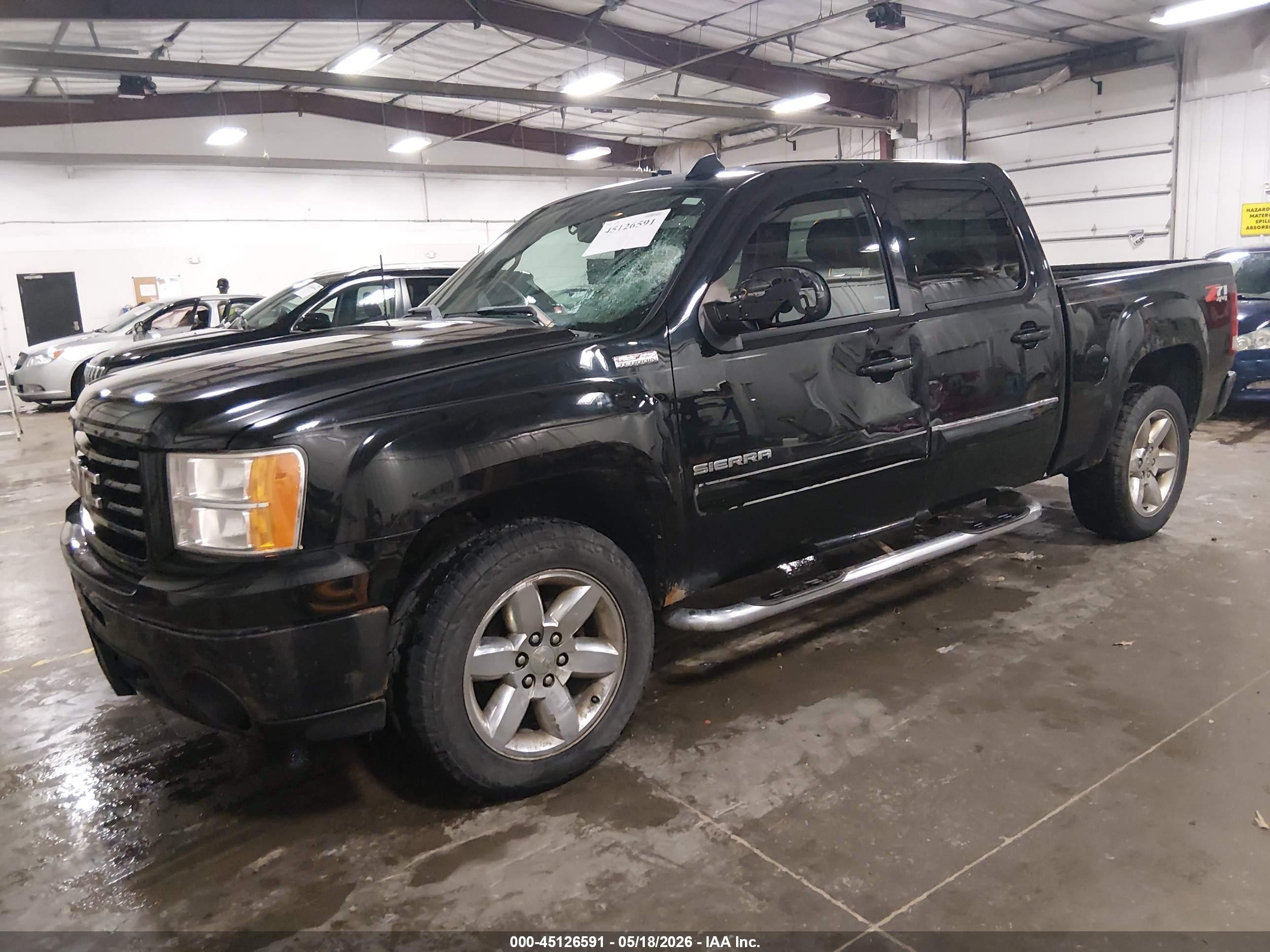 2012 Gmc Sierra 1500 Slt Черный vin: 3GTP2WE78CG251589