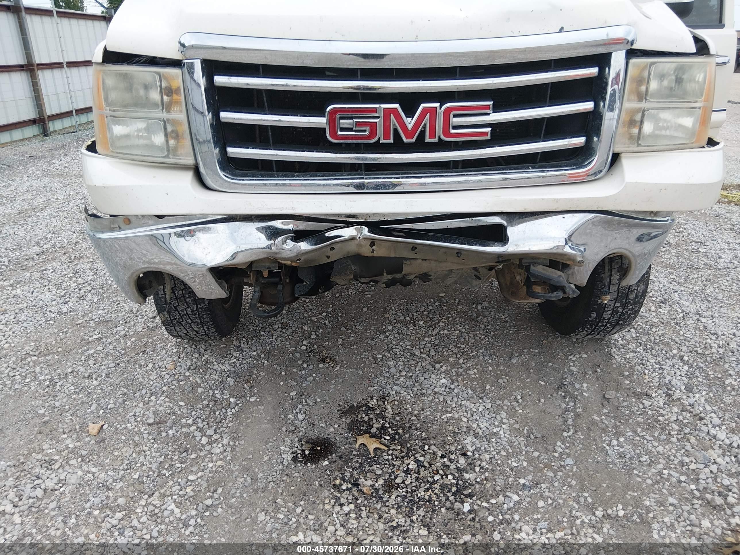 2013 Gmc Sierra 1500 Slt Белый vin: 3GTP2WE78DG219632