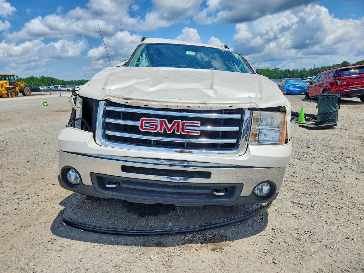 2013 Gmc Sierra K1500 Slt White vin: 3GTP2WE78DG329161