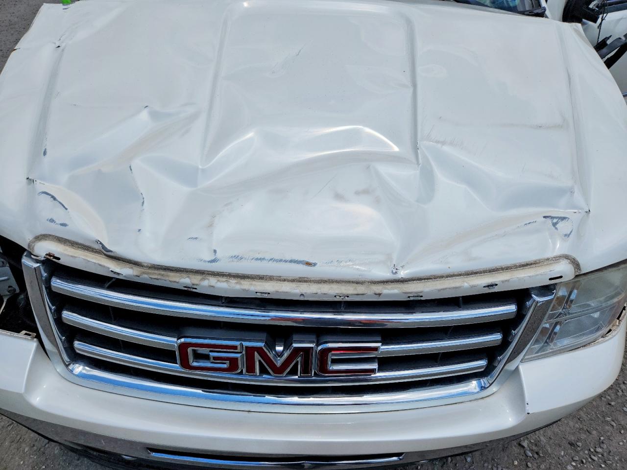 2013 Gmc Sierra K1500 Slt White vin: 3GTP2WE78DG329161
