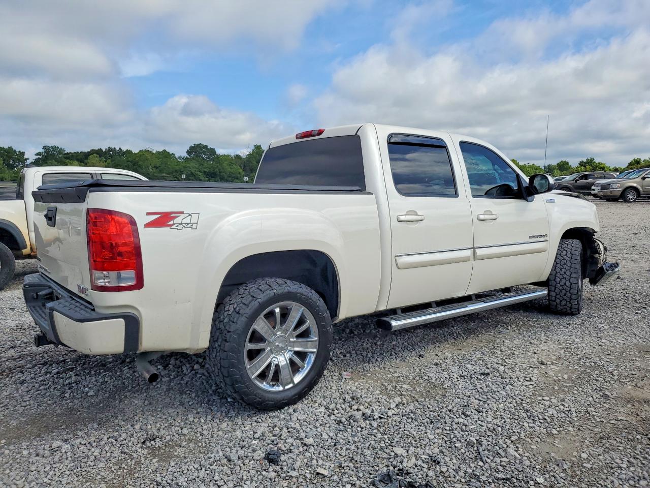 2012 Gmc Sierra K1500 Slt White vin: 3GTP2WE79CG155177
