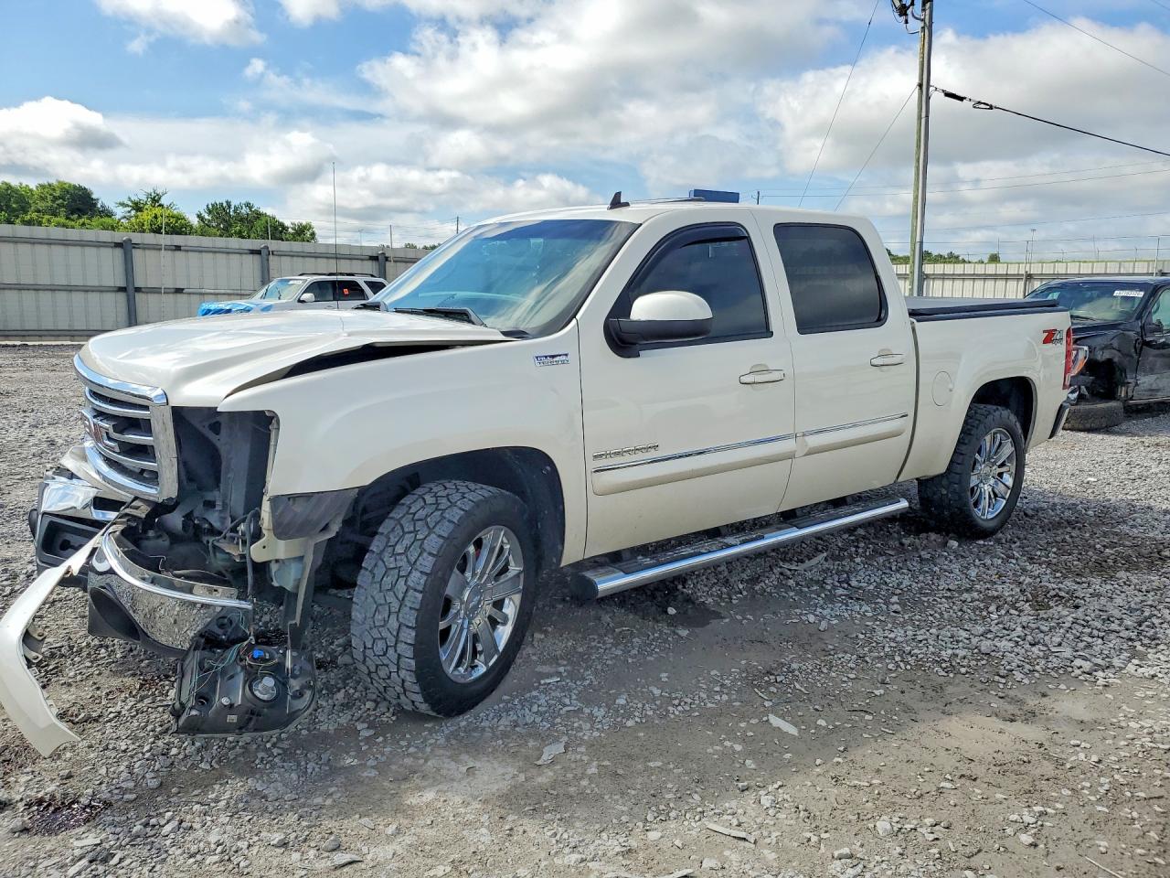 2012 Gmc Sierra K1500 Slt White vin: 3GTP2WE79CG155177