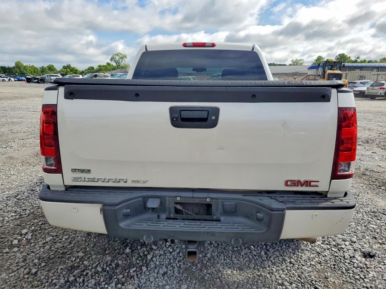 2012 Gmc Sierra K1500 Slt White vin: 3GTP2WE79CG155177