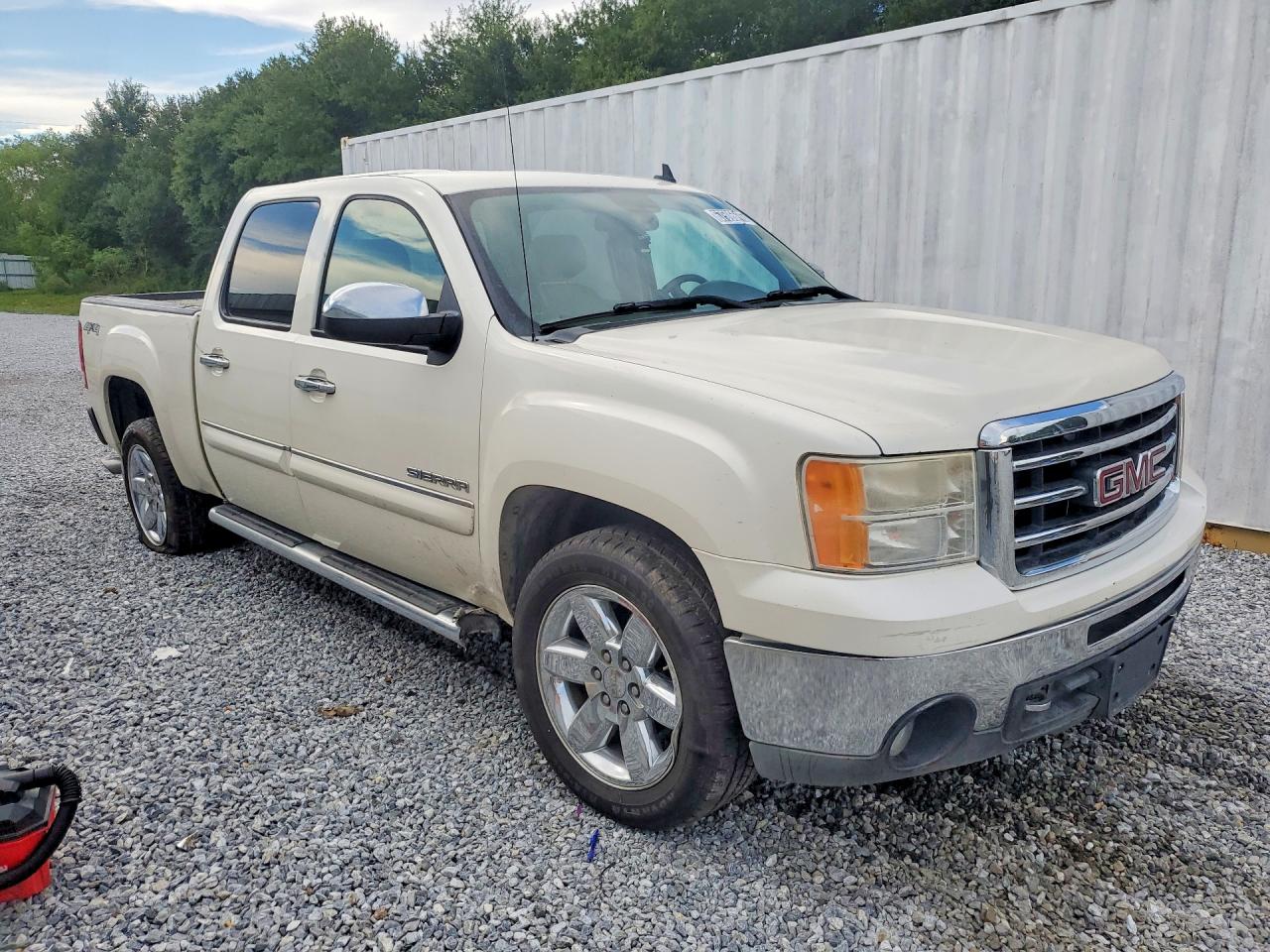 2013 Gmc Sierra K1500 Slt White vin: 3GTP2WE79DG104103