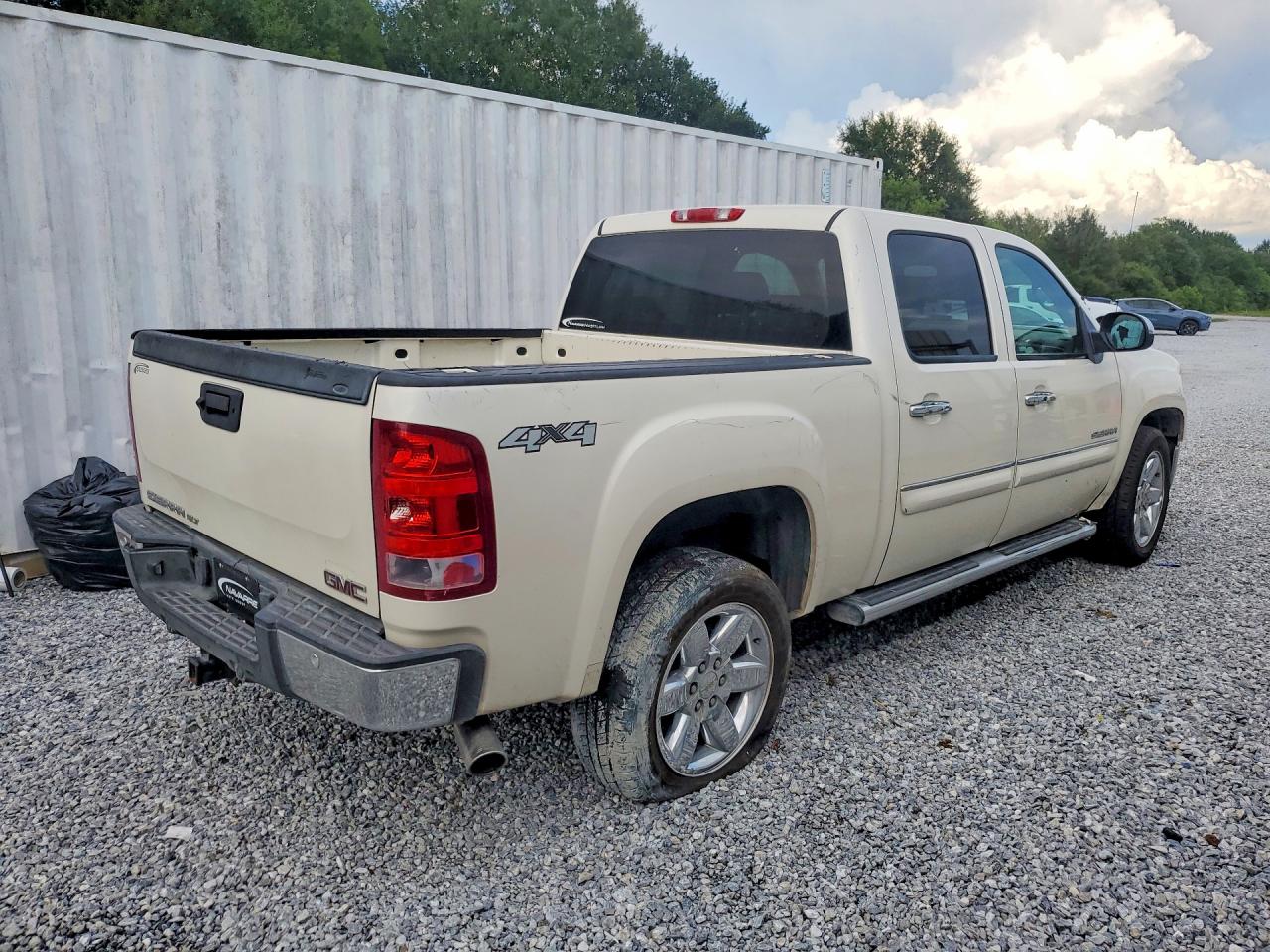 2013 Gmc Sierra K1500 Slt White vin: 3GTP2WE79DG104103