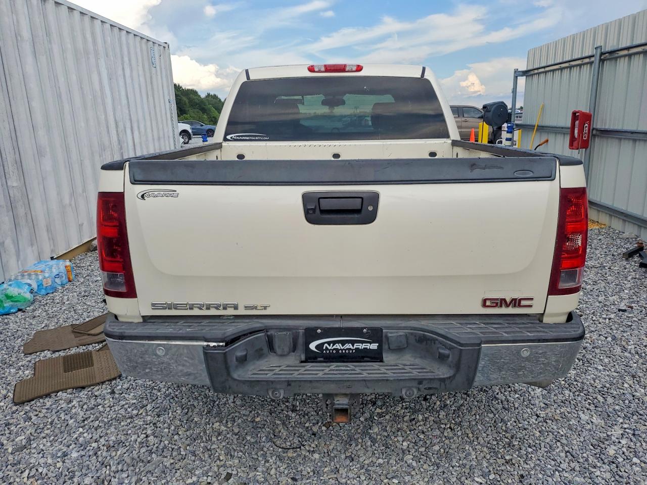 2013 Gmc Sierra K1500 Slt White vin: 3GTP2WE79DG104103