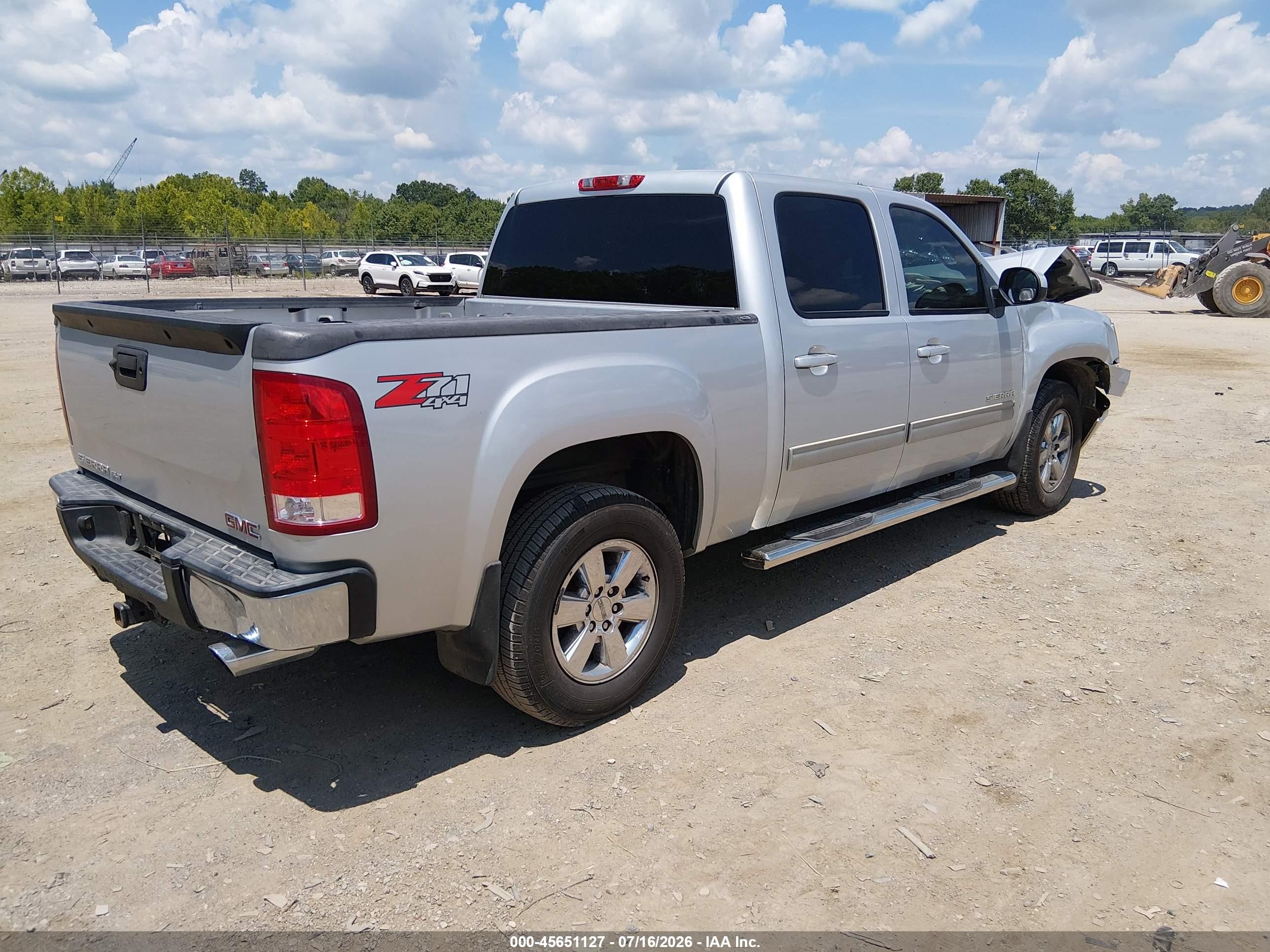 2013 Gmc Sierra 1500 Slt Silver vin: 3GTP2WE79DG370141