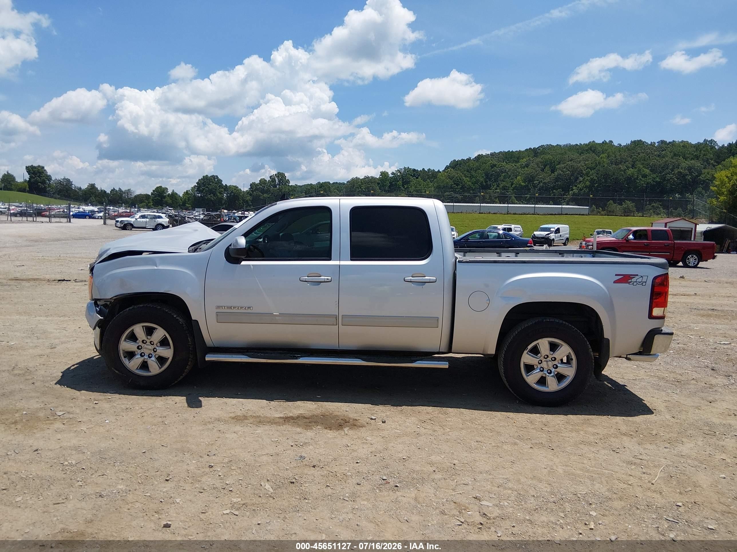2013 Gmc Sierra 1500 Slt Silver vin: 3GTP2WE79DG370141