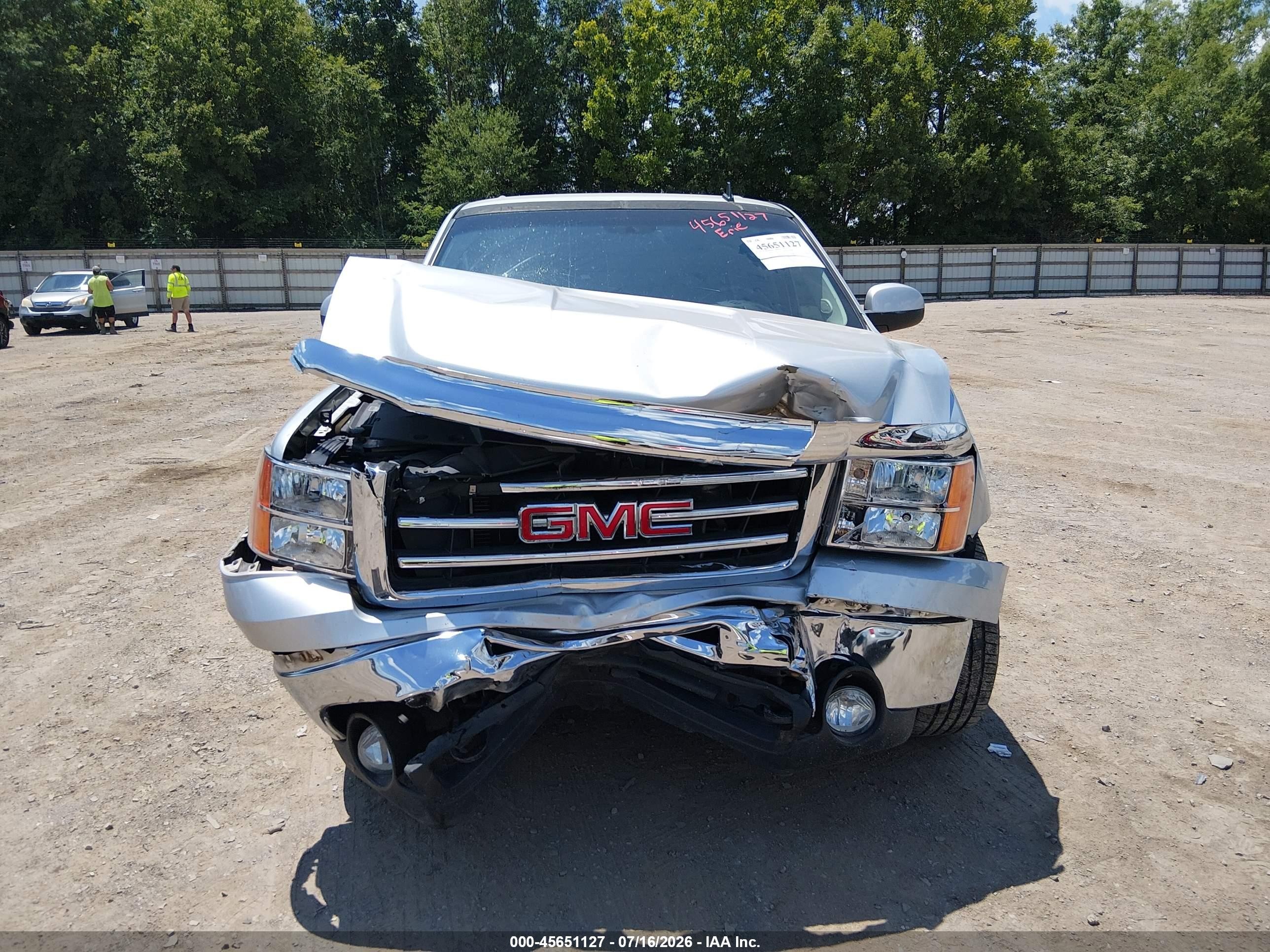 2013 Gmc Sierra 1500 Slt Silver vin: 3GTP2WE79DG370141