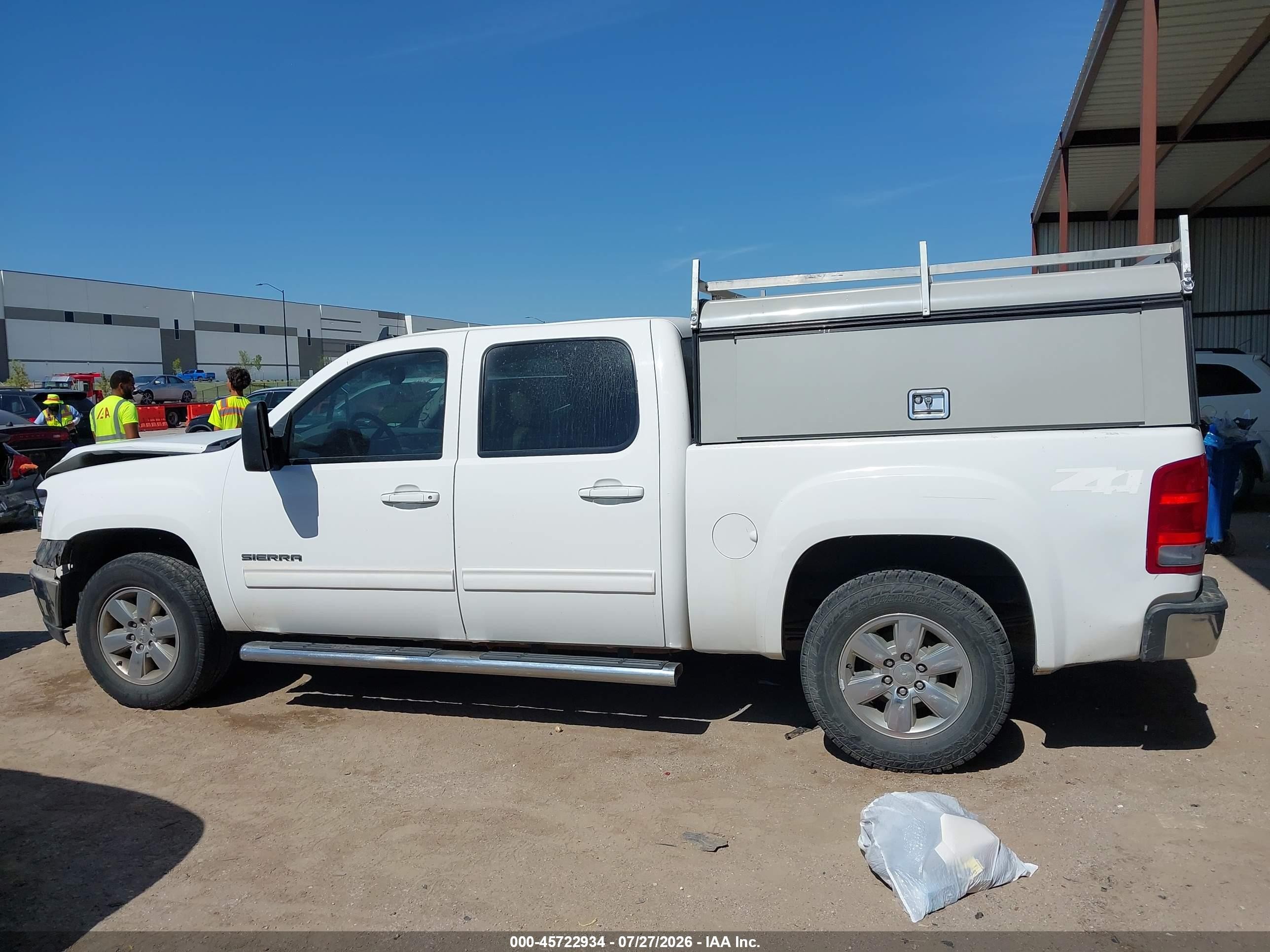 2012 Gmc Sierra 1500 Slt Белый vin: 3GTP2WE7XCG139361