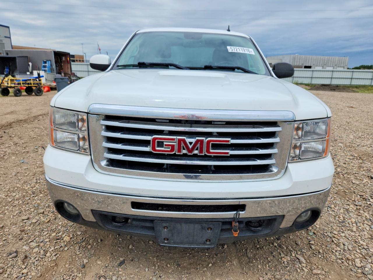 2012 Gmc Sierra K1500 Slt White vin: 3GTP2WE7XCG183263
