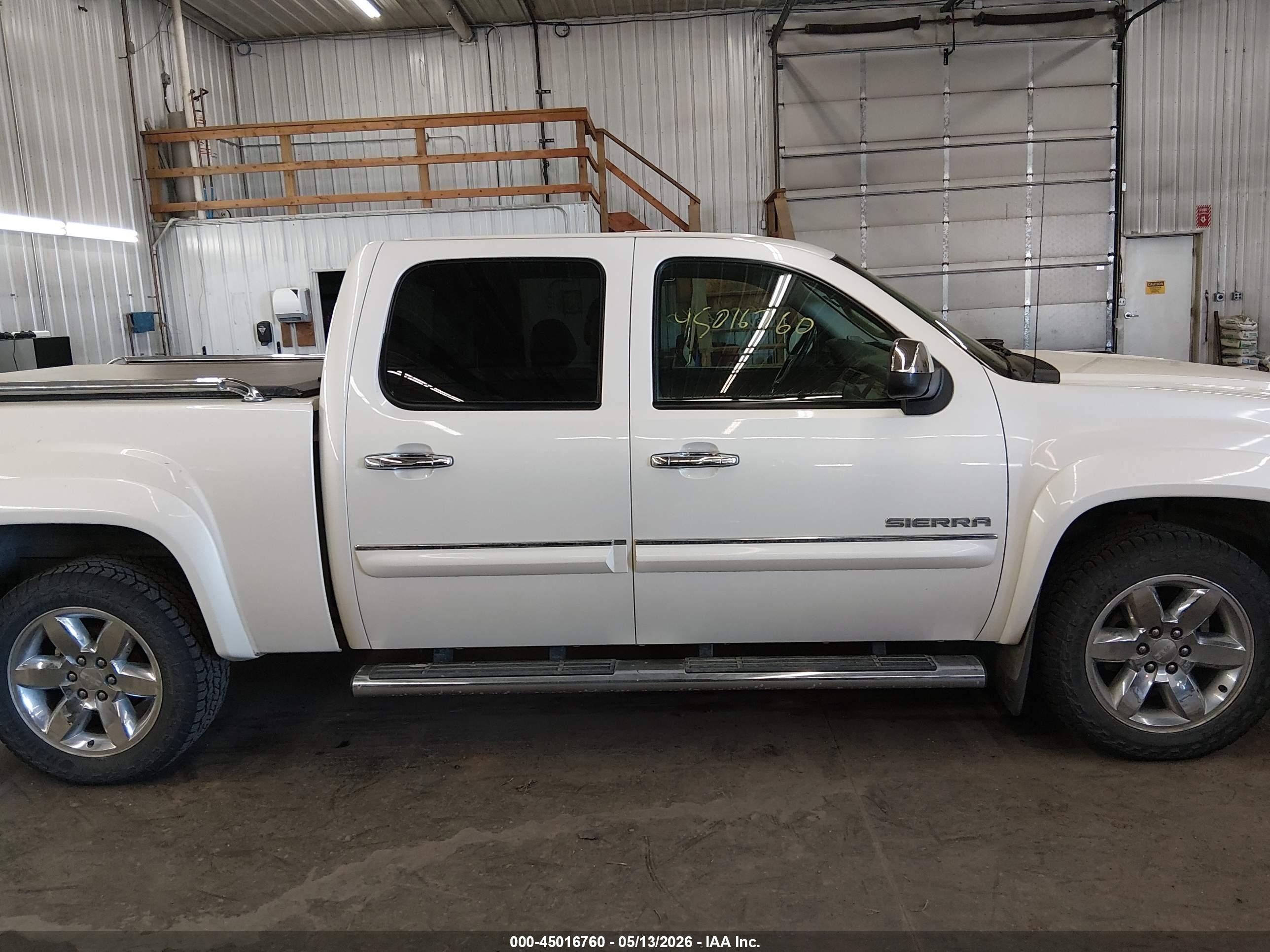 2012 Gmc Sierra 1500 Slt White vin: 3GTP2WE7XCG309718